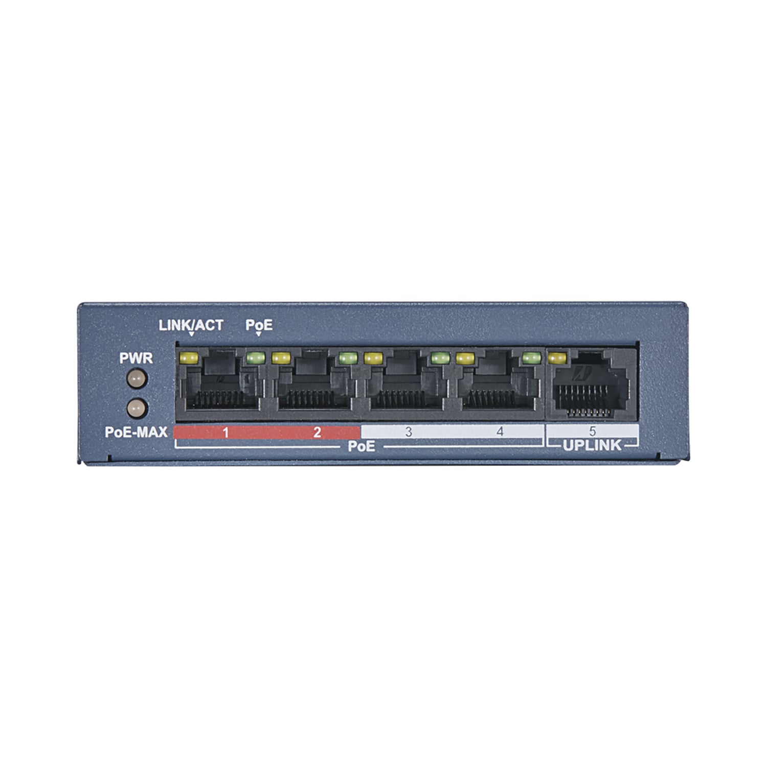 HIKVISION - SWITCH POE DS-3E0105P-E/M NO ADMINISTRABLE 5 PUERTOS 100MPS - 2