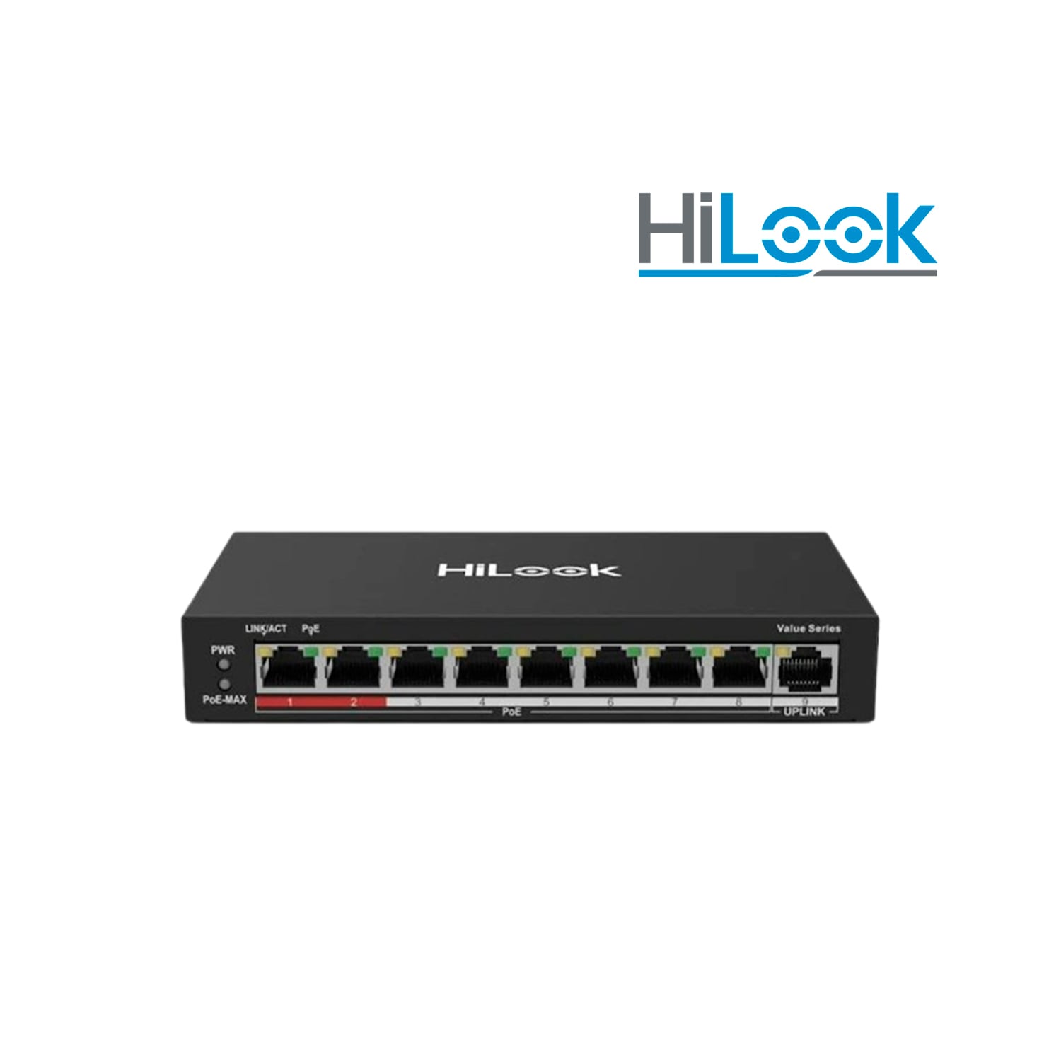 HILOKK - SWITCH POE NS-0109P-60(B) NO ADMINISTRADO 9 PUERTOS 100MPS - 1