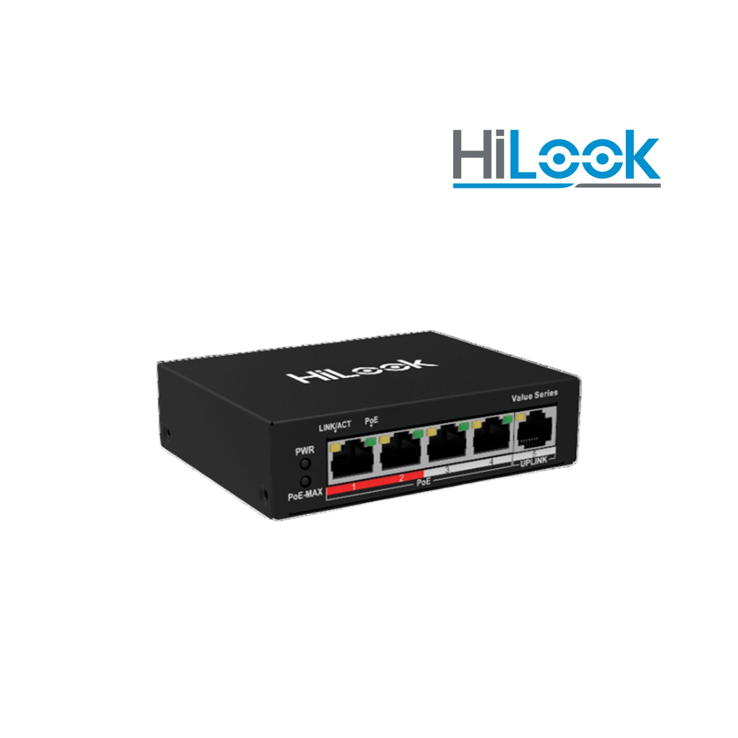 HILOOK- SWITCH POE NS-0105P-35(B) NO ADMINISTRADO 5 PUERTOS 100MPS - 1