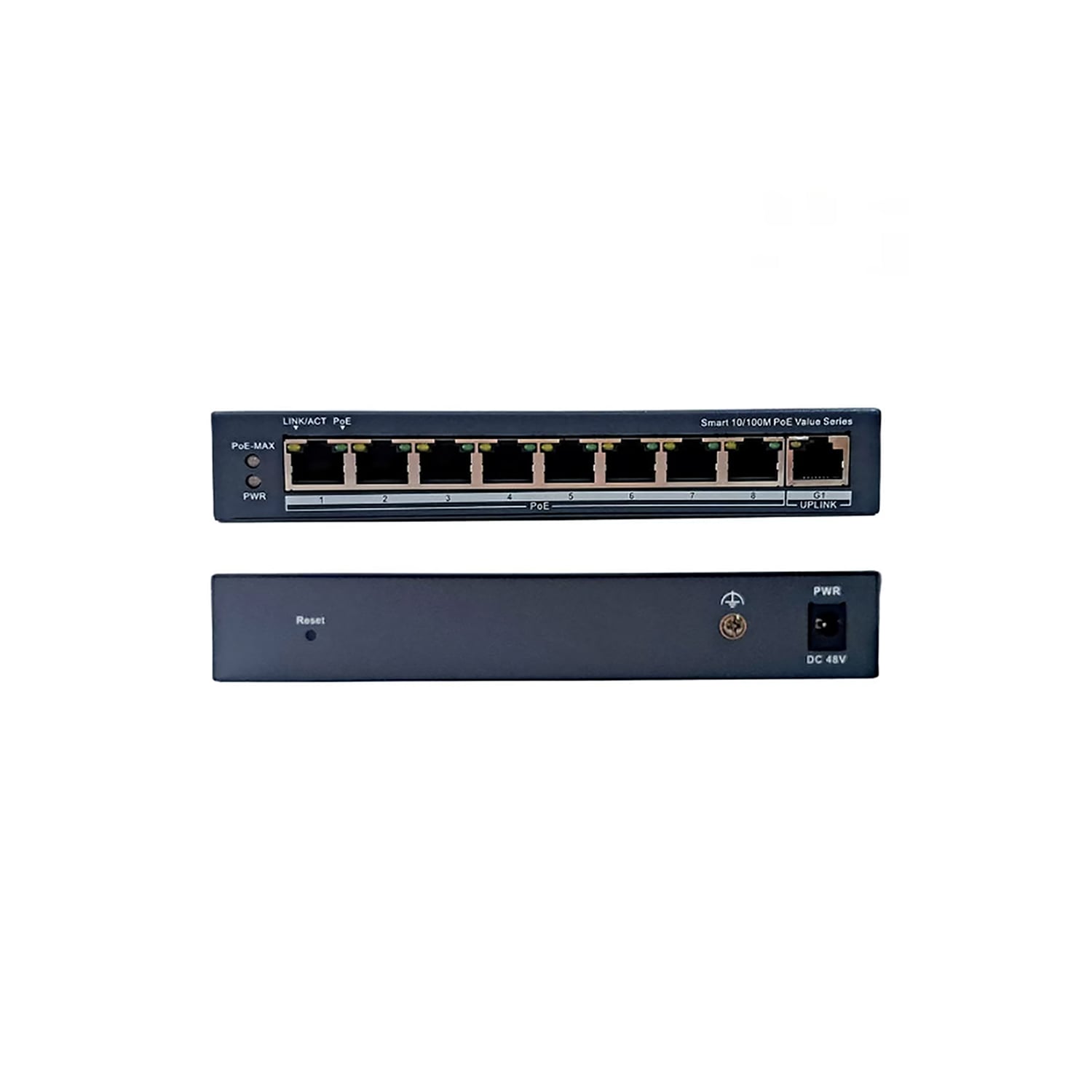 HIKVISION - SWITCH POE MONITOREABLE DS-3E1309P-EI/M ADMINISTRABLE 9 PUERTOS 100MPS - 3