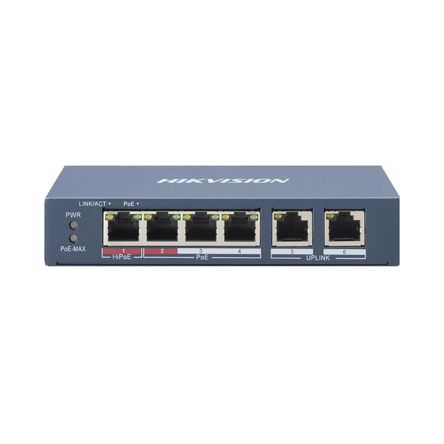 HIKVISION - SWITCH POE DS-3E0106HP-E NO ADMINISTRABLE 6 PUERTOS 100MPS - 3