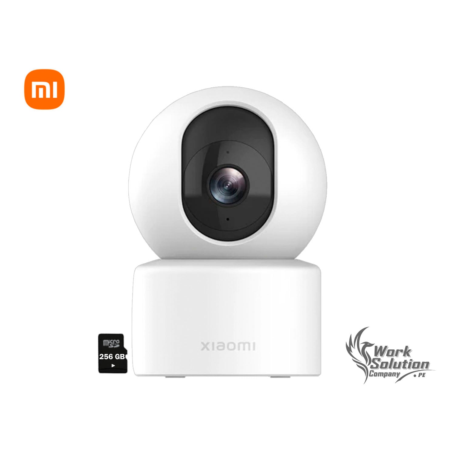 CÁMARA SEGURIDAD XIAOMI C301 WI-FI 2K 3MP GIRA 360 + MICRO SD 256 GB - 1