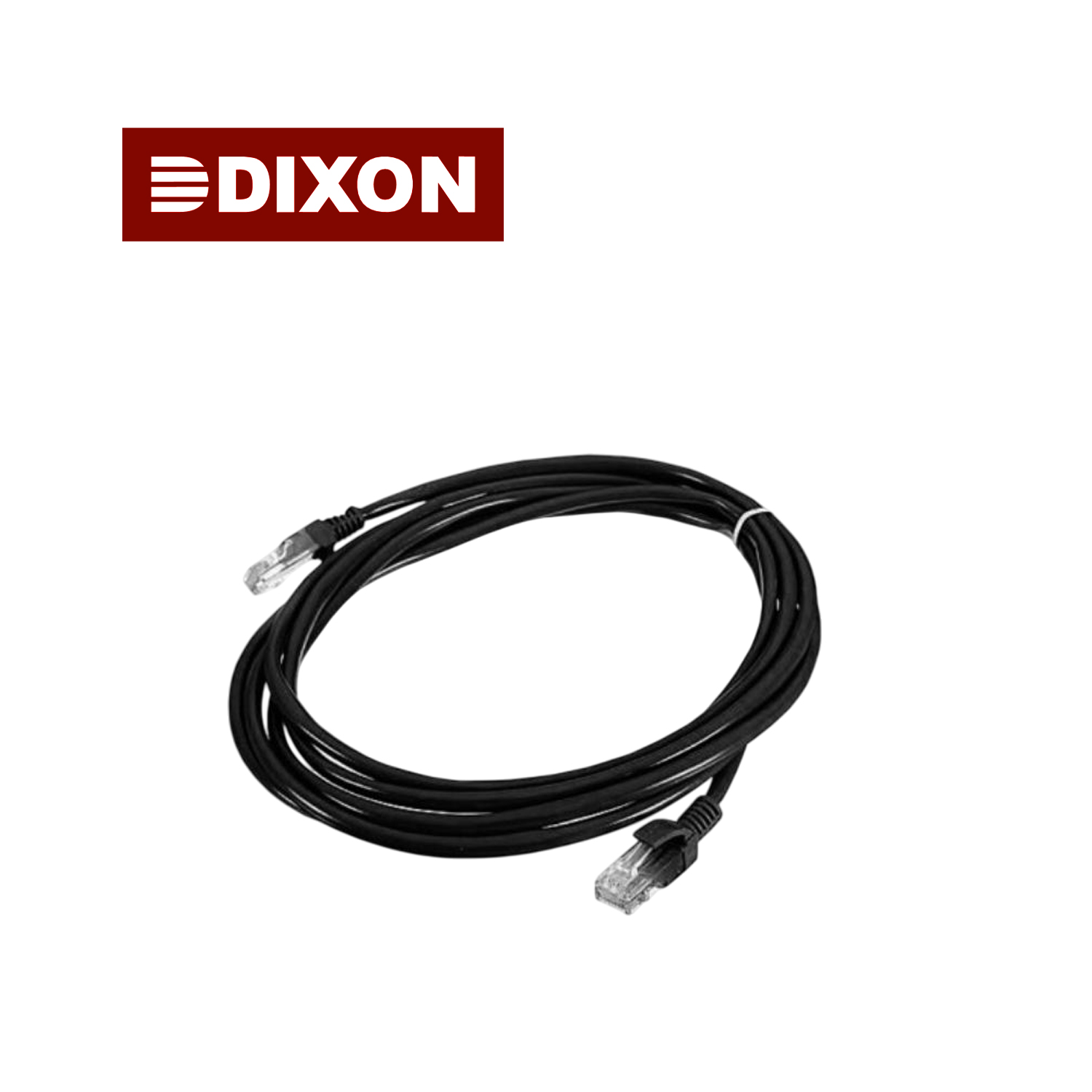 DIXON - CABLE PATCH CORD 3METROS UTP CAT.5E 24 AWG COBRE LSZH ROHS NEGRO - 1