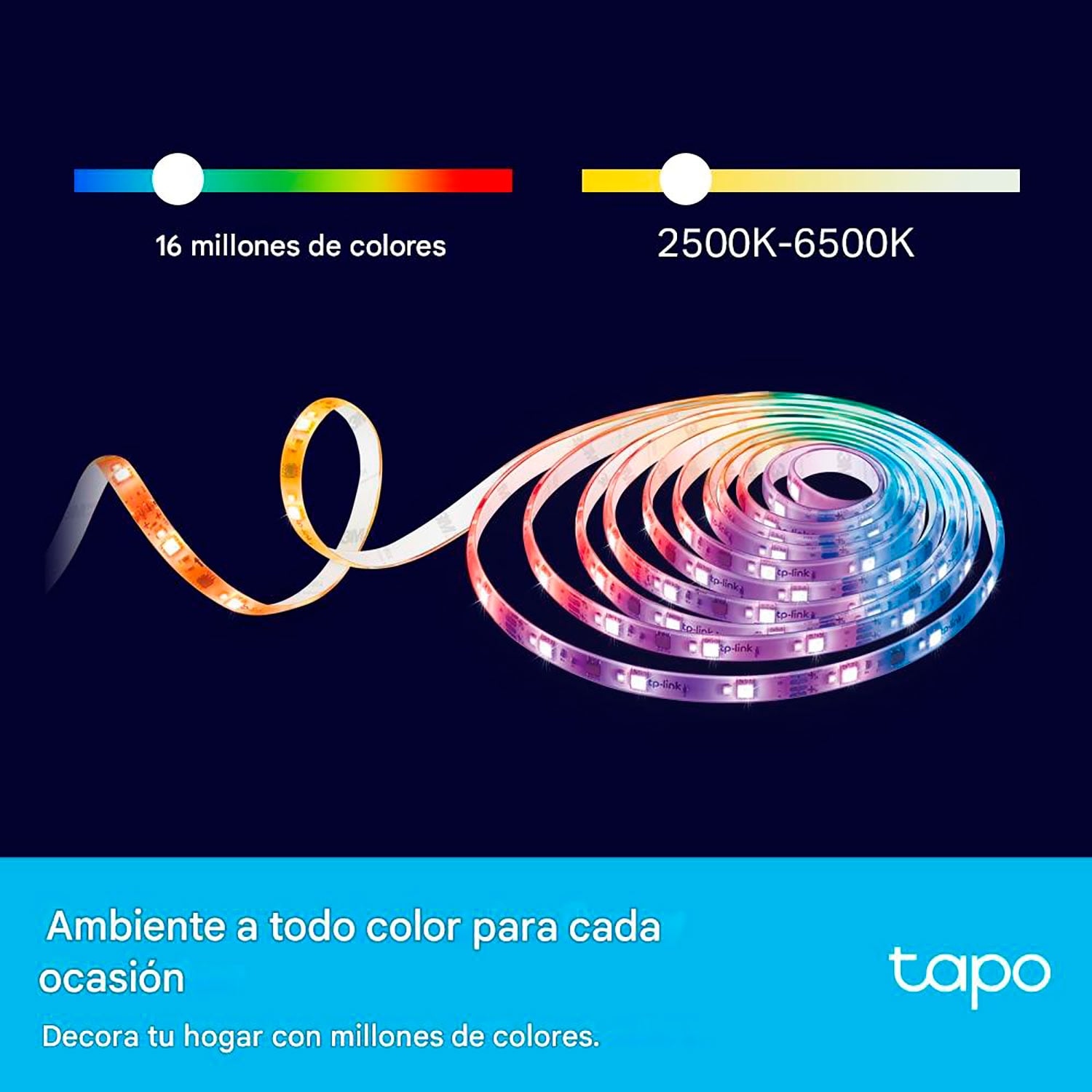 TP LINK - CINTA LUZ LED WIFI TAPO L930-10 MULTICOLOR 10M SINCRONIZACIÓN MÚSICA - 3