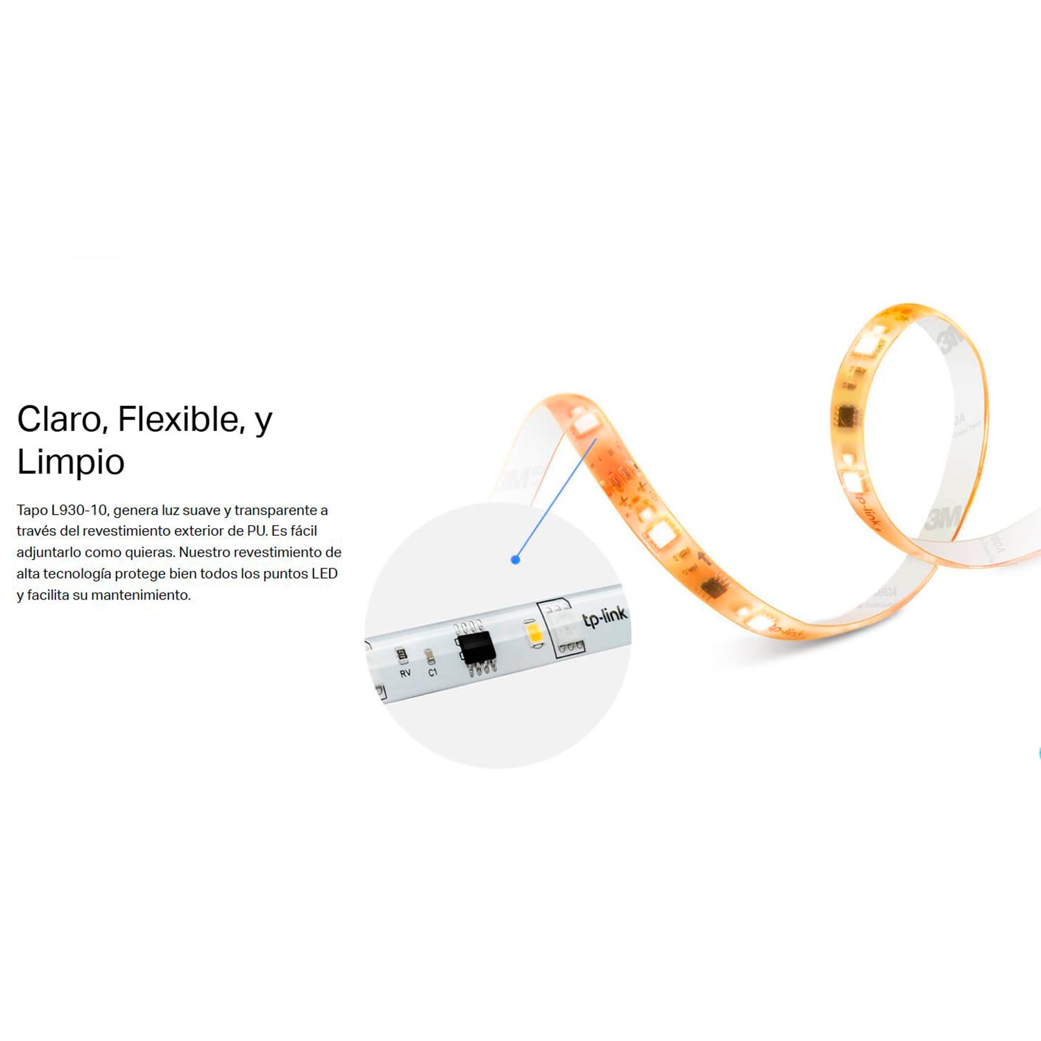 TP LINK - CINTA LUZ LED WIFI TAPO L930-10 MULTICOLOR 10M SINCRONIZACIÓN MÚSICA - 5