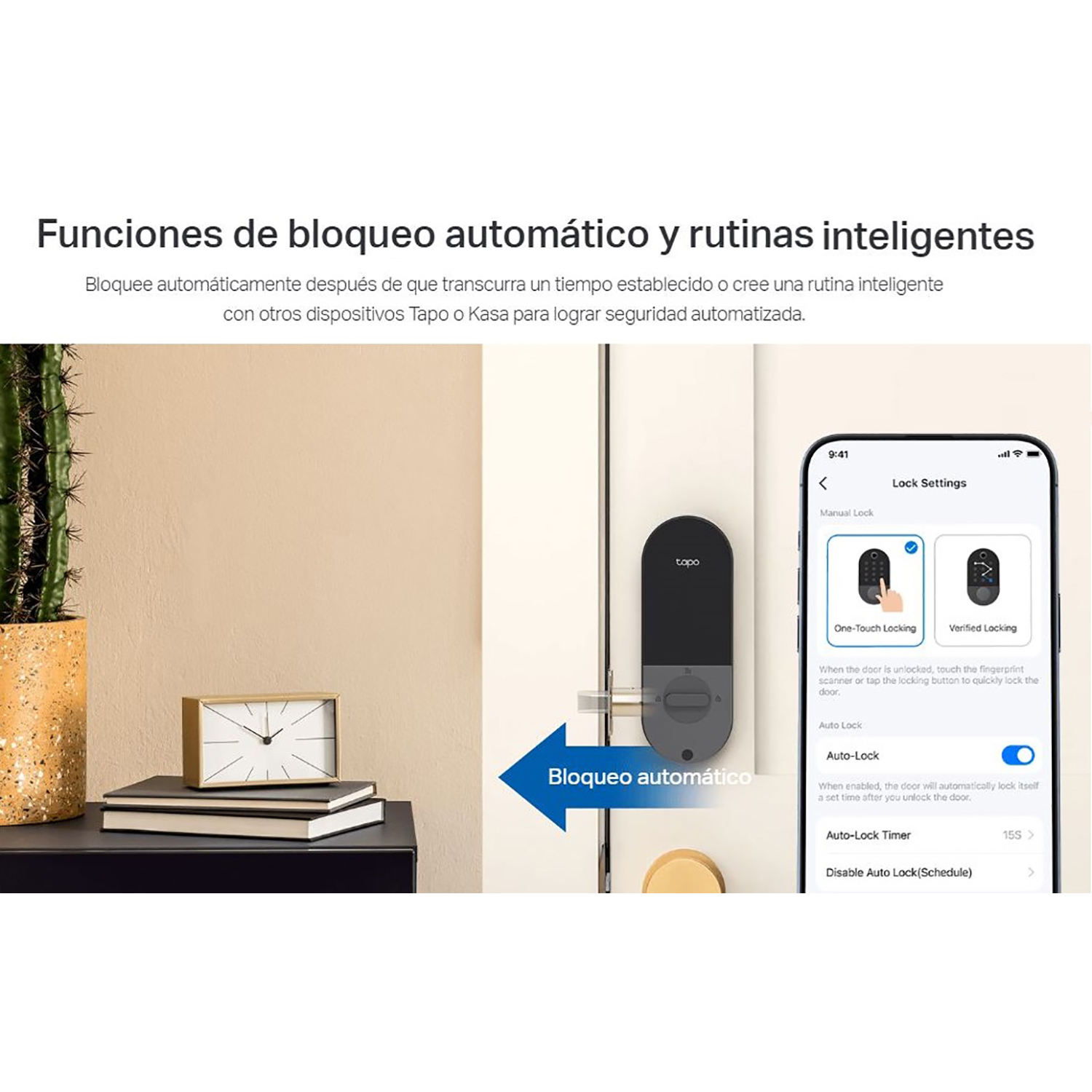 TP LINK - CERRADURA INTELIGENTE TAPO DL110 TIMBRE MÚLTIPLES ACCESOS CONTROL VOZ - 3