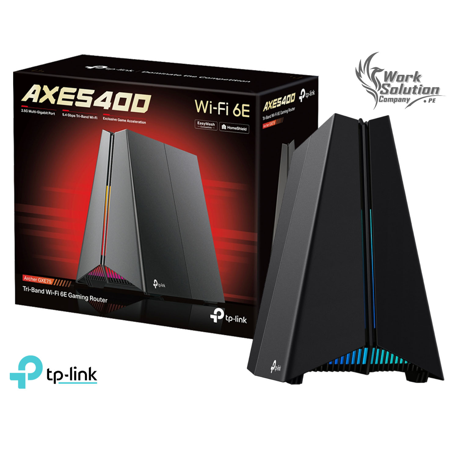 TP-LINK ROUTER ARCHER GXE75 GAMING TRI-BAND WI-FI 6E AXE5400 EASYMESH - 1