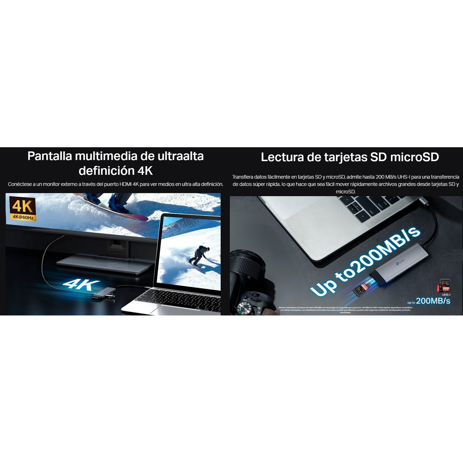 TP-LINK UH7020C ADAPTADOR HUB USB TIPO C 7 PUERTOS EN 1 - 2