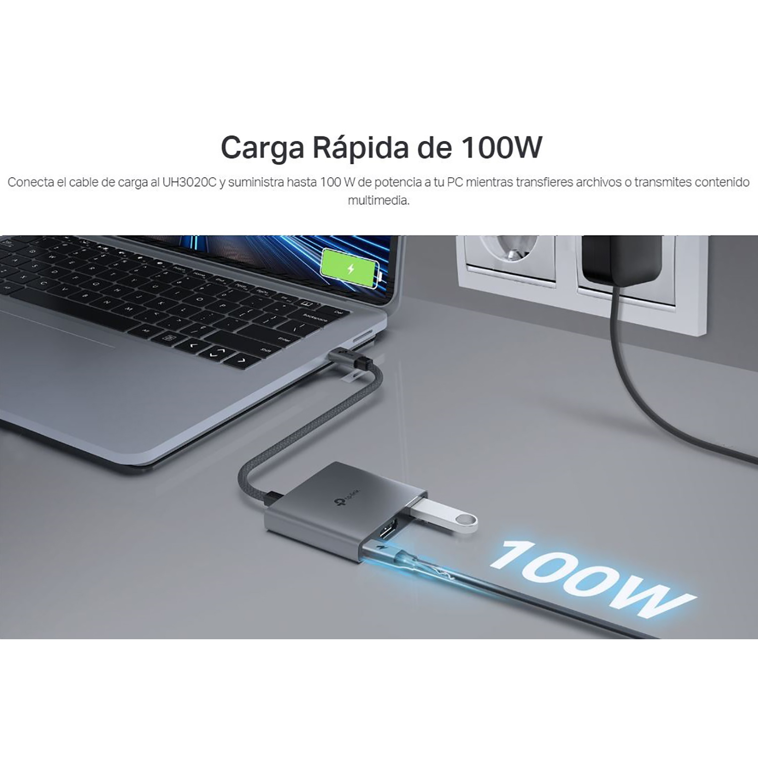 TP-LINK UH3020C ADAPTADOR HUB USB TIPO-C 3 PUERTOS EN 1 - 3