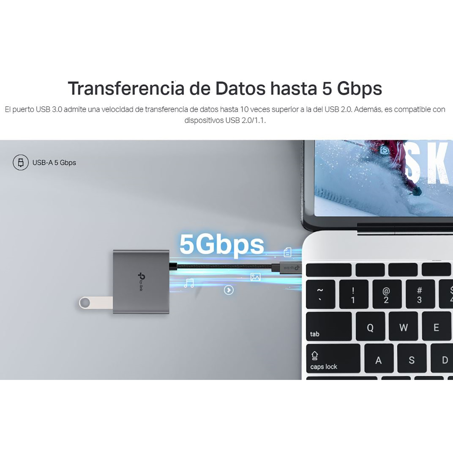 TP-LINK UH3020C ADAPTADOR HUB USB TIPO-C 3 PUERTOS EN 1 - 4
