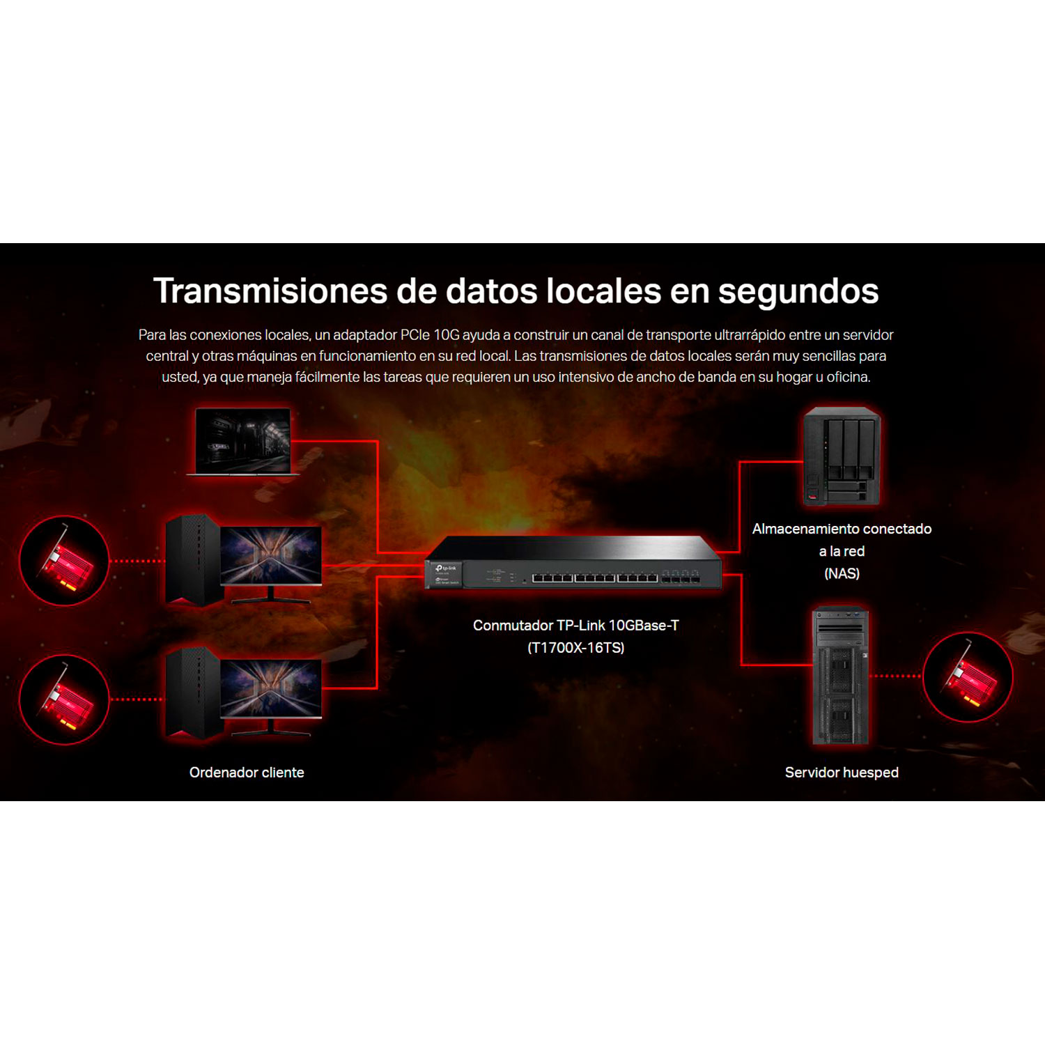 TP-LINK TX401 ADAPTADOR DE RED PCI EXPRESS DE 10 GIGABITS - 4