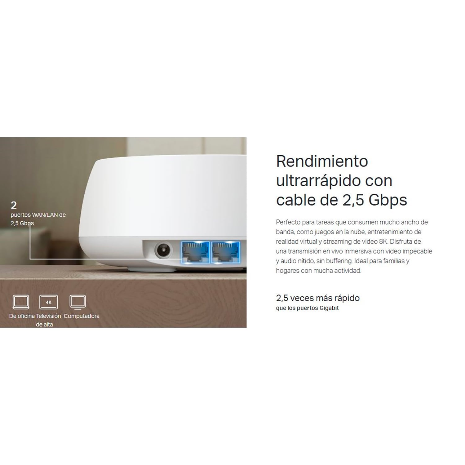 TP-LINK DECO BE25 2-PACK SISTEMA WI-FI 7 MESH BE3600 DE DOBLE BANDA - 4