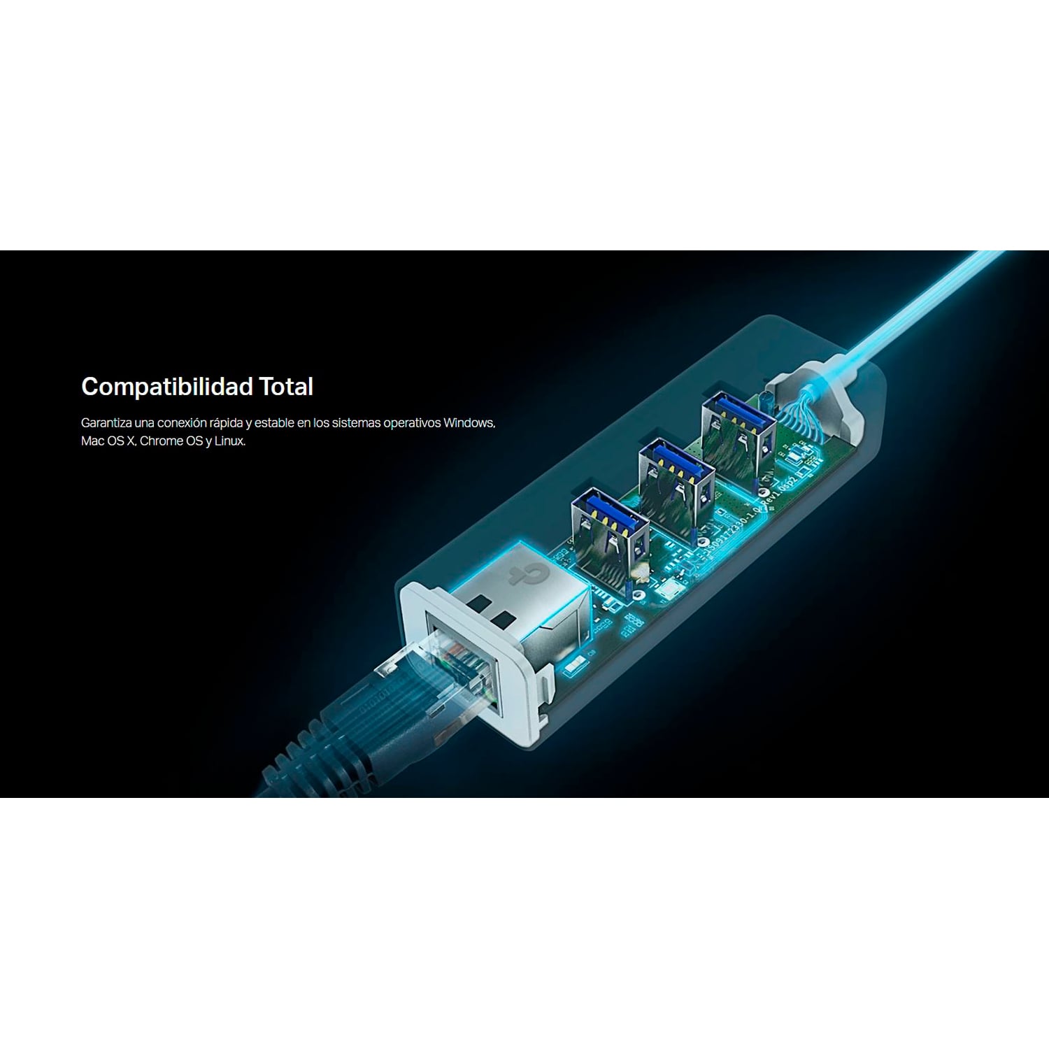 TP-LINK UE330C ADAPTADOR USB TIPO C A HUB 3 PUERTOS Y GIGABIT ETHERNET - 4