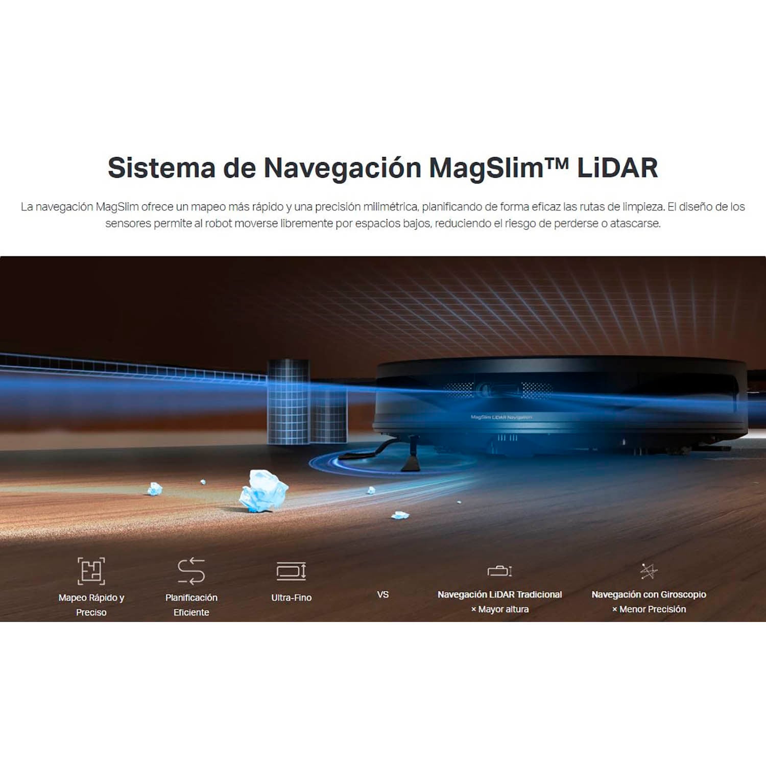 TP LINK - ROBOT TAPO RV20 MAX PLUS ASPIRADOR Y TRAPEADOR + BASE DE AUTOVACIADO - 3