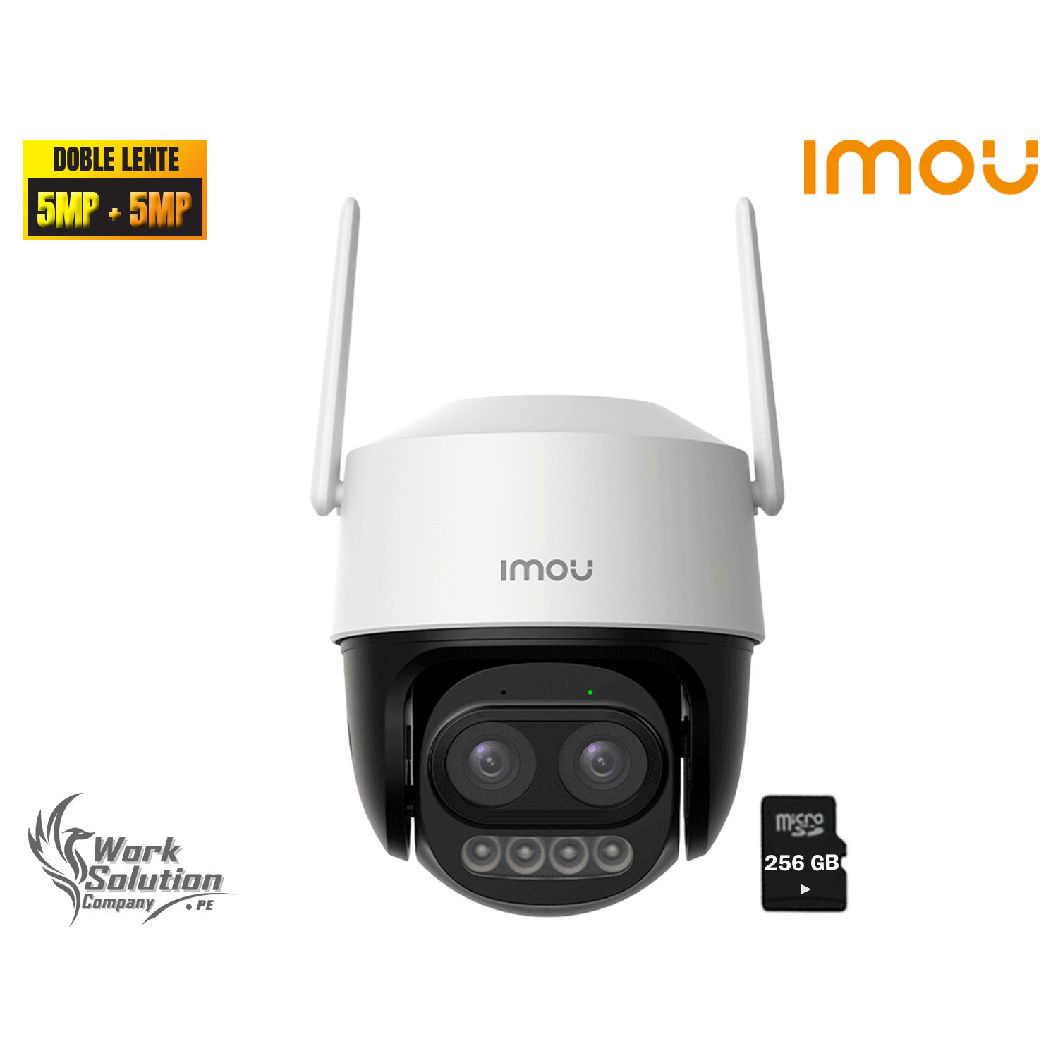 IMOU - CÁMARA CRUISER Z 5MP DOBLE LENTE VISIÓN NOCHE DISUASIÓN ACTIVA 256GB - 1