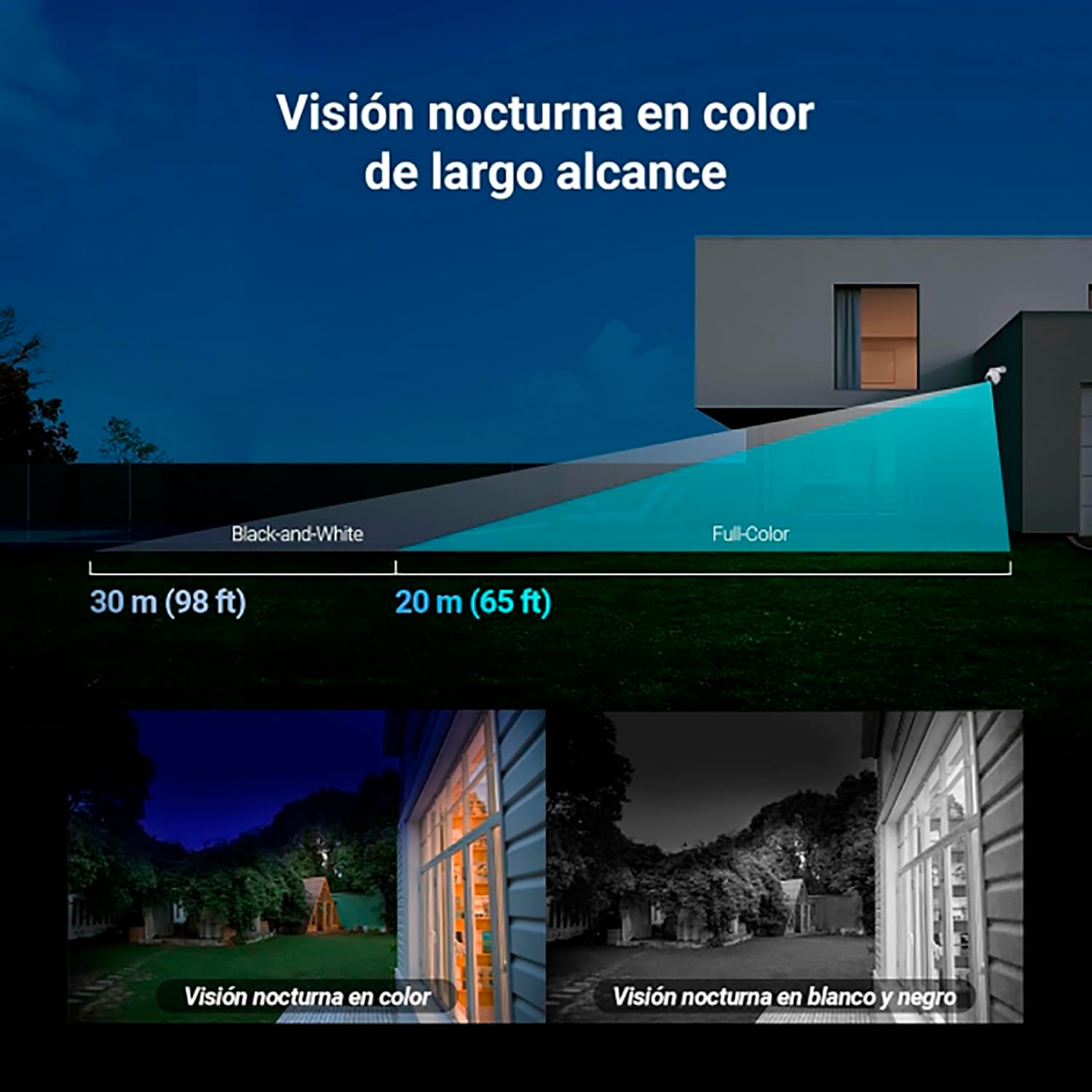 CÁMARA SEGURIDAD EZVIZ H80F MULTI 2K+ 4MP TRIPLE LENTE AUDIO DOBLE VÍA DETECCIÓN IA PERSONAS 128GB - 5