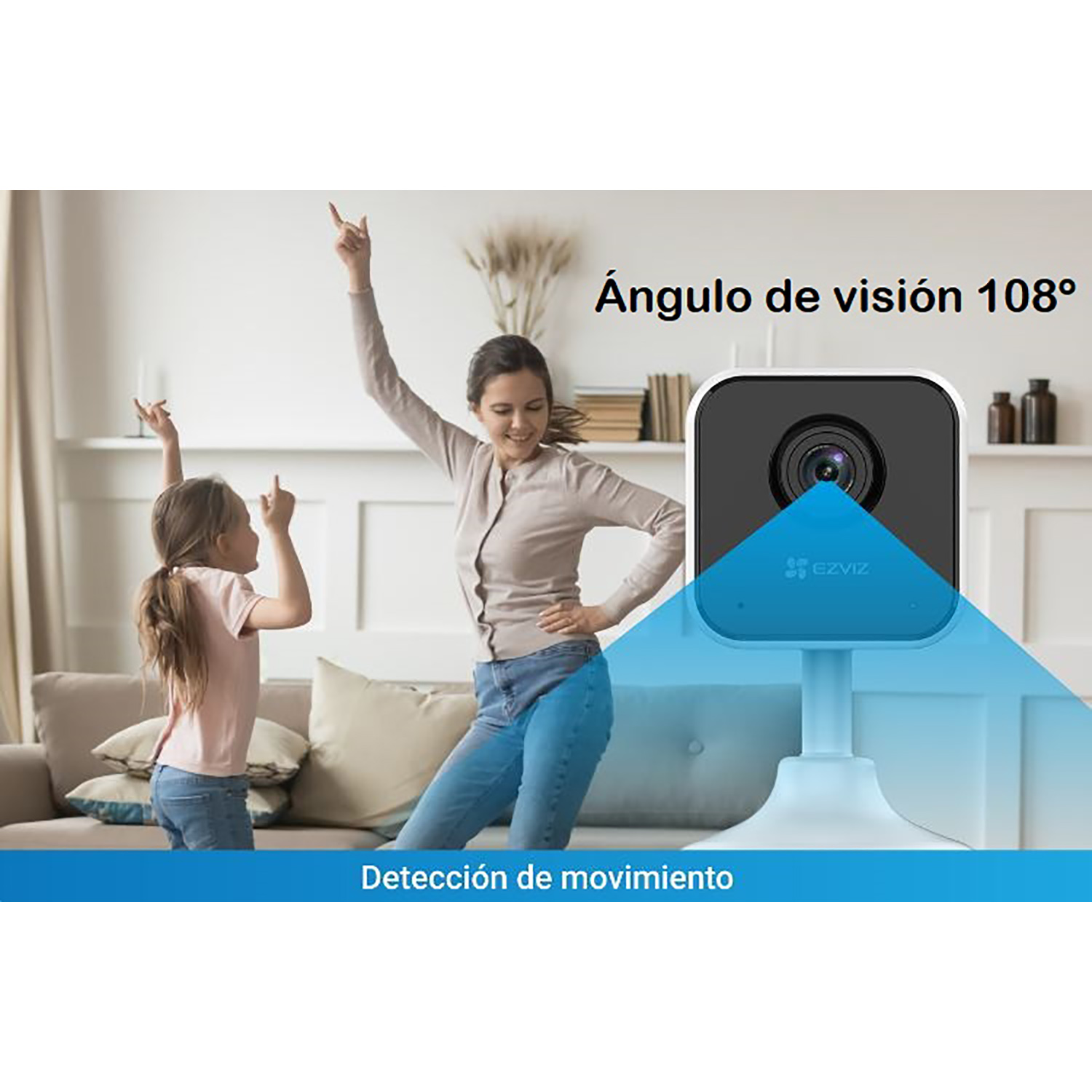 KIT CÁMARA SEGURIDAD EZVIZ H6C + H1C FULL HD AUDIO BIDIRECCIONAL DETECCIÓN PERSONAS MOVIMIENTO - 4