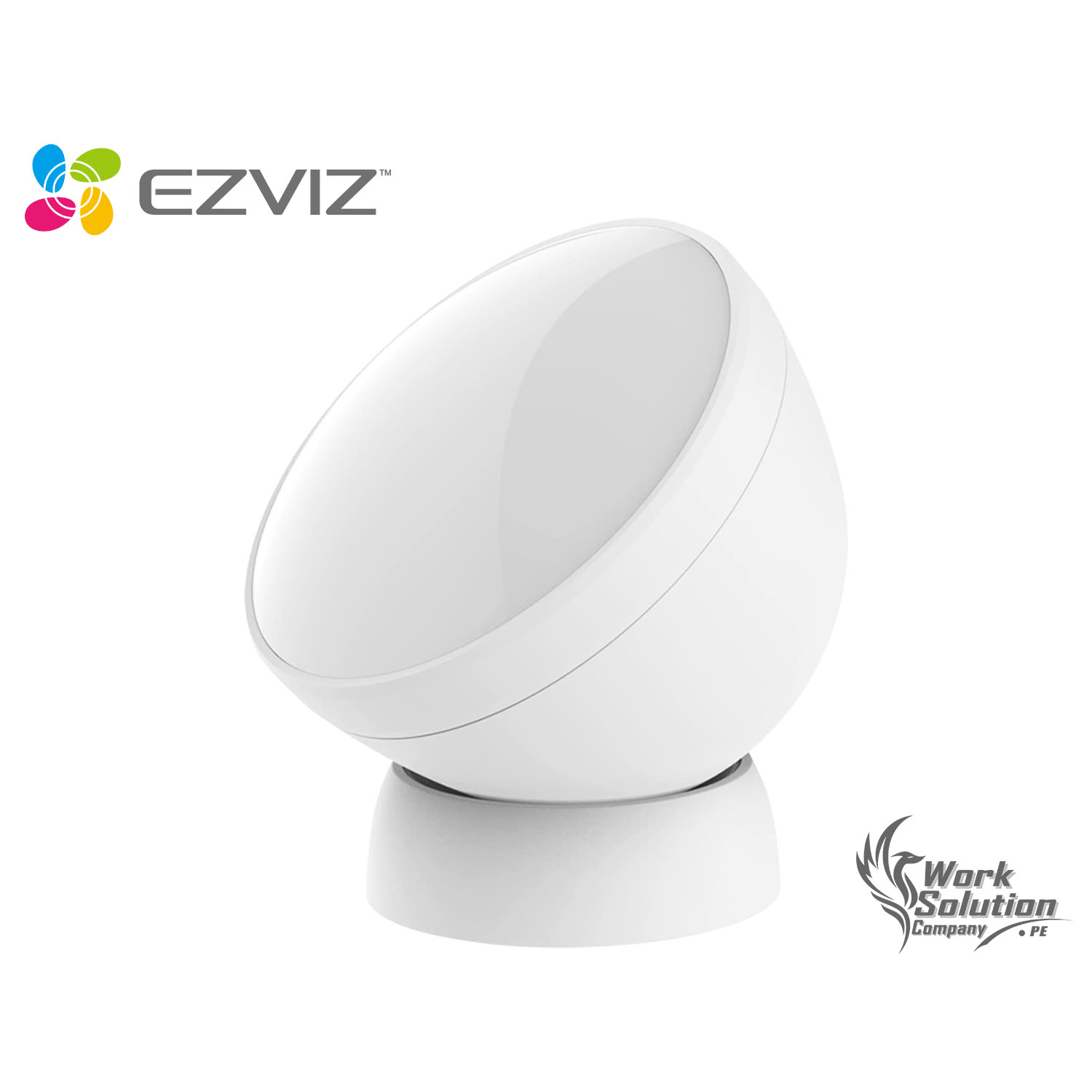 SENSOR DE MOVIMIENTO EZVIZ T1C DETECCIÓN HUMANA GIRO 360 ALCANCE 7MTRS - 1