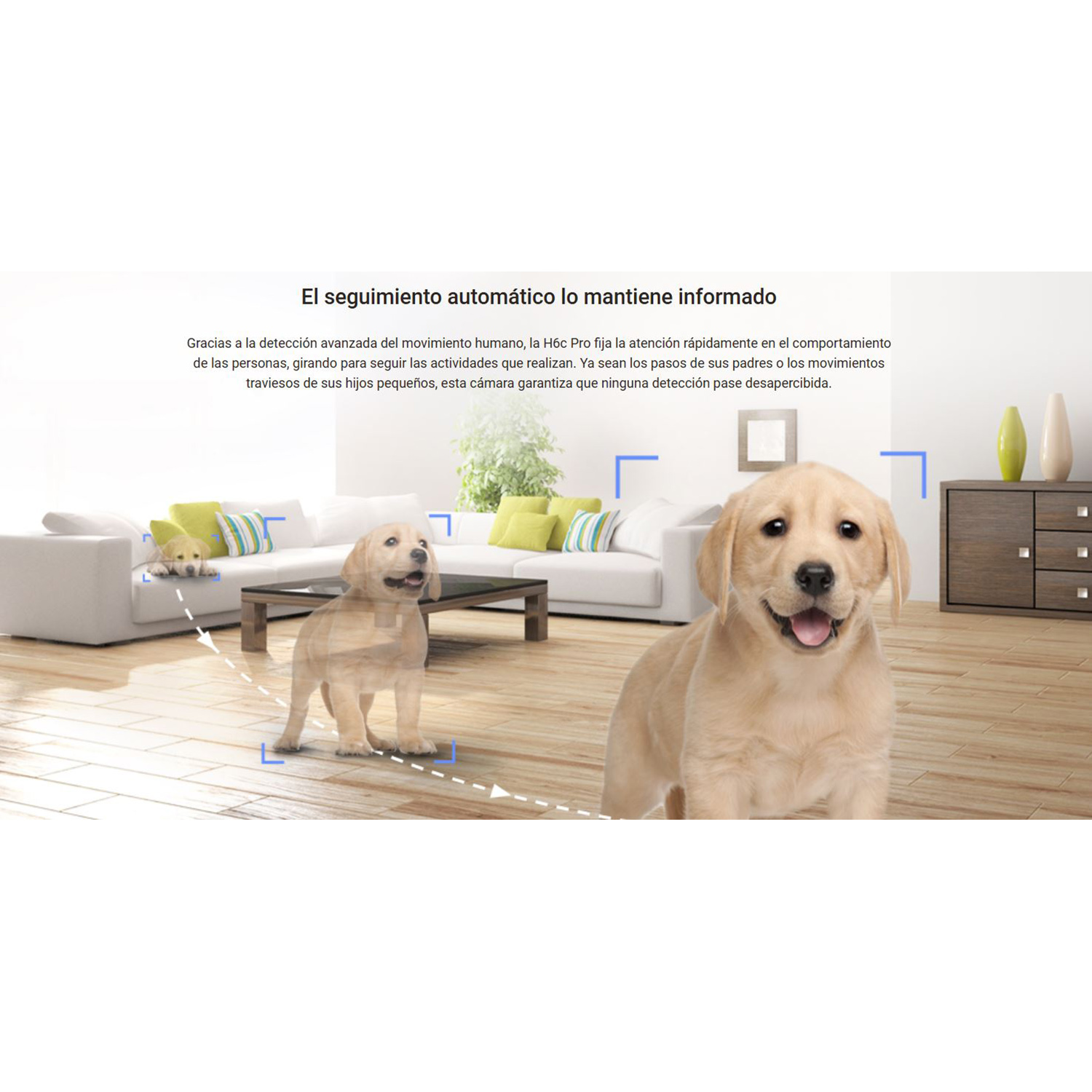 CÁMARA SEGURIDAD EZVIZ H6C PRO 4K 360 AUDIO BIDIRECCIONAL BOTÓN LLAMADA DETECCIÓN PERSONAS SONIDO - 5