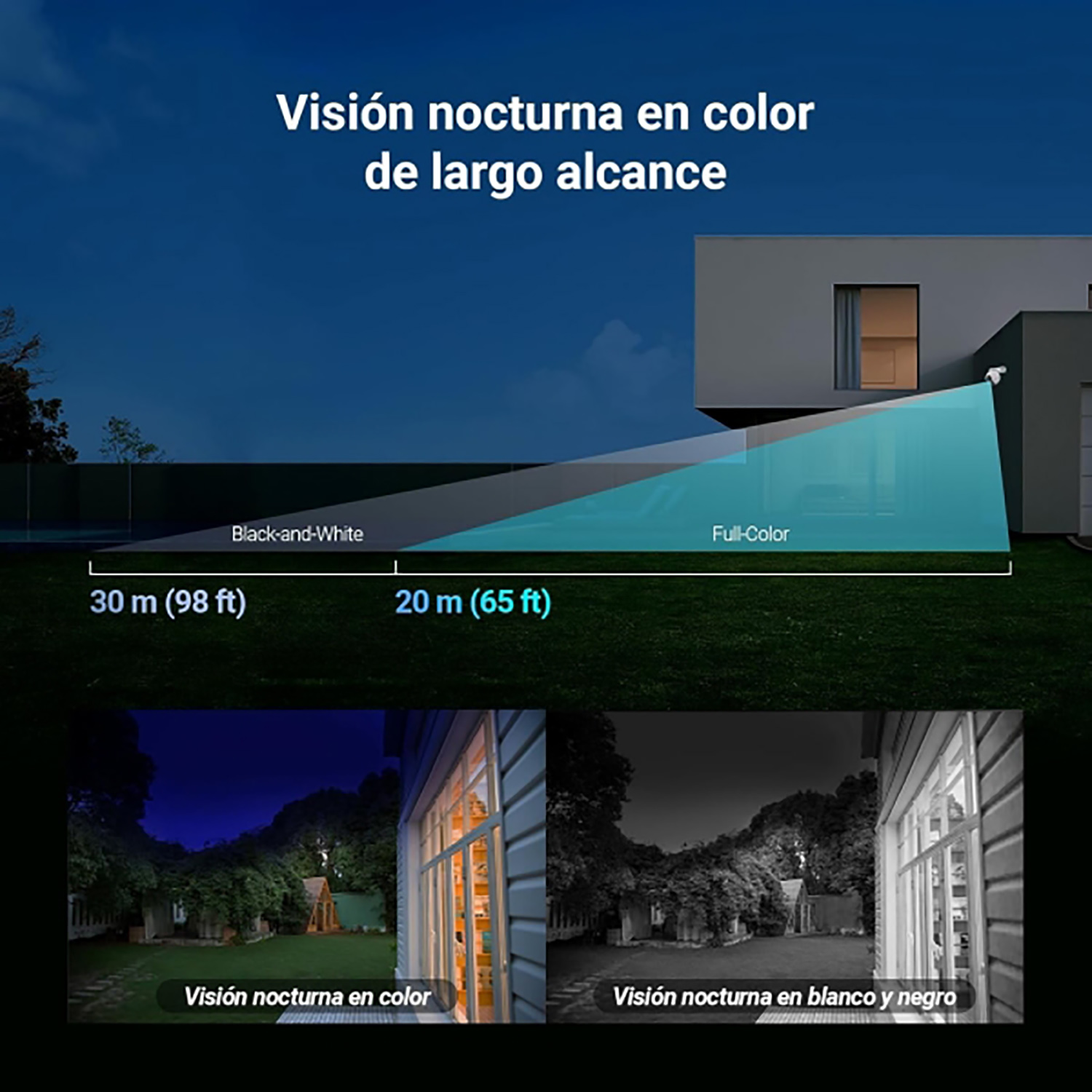 CÁMARA SEGURIDAD EZVIZ H80F MULTI 2K+ 4MP TRIPLE LENTE AUDIO DOBLE VÍA DETECCIÓN IA PERSONAS 256GB - 5