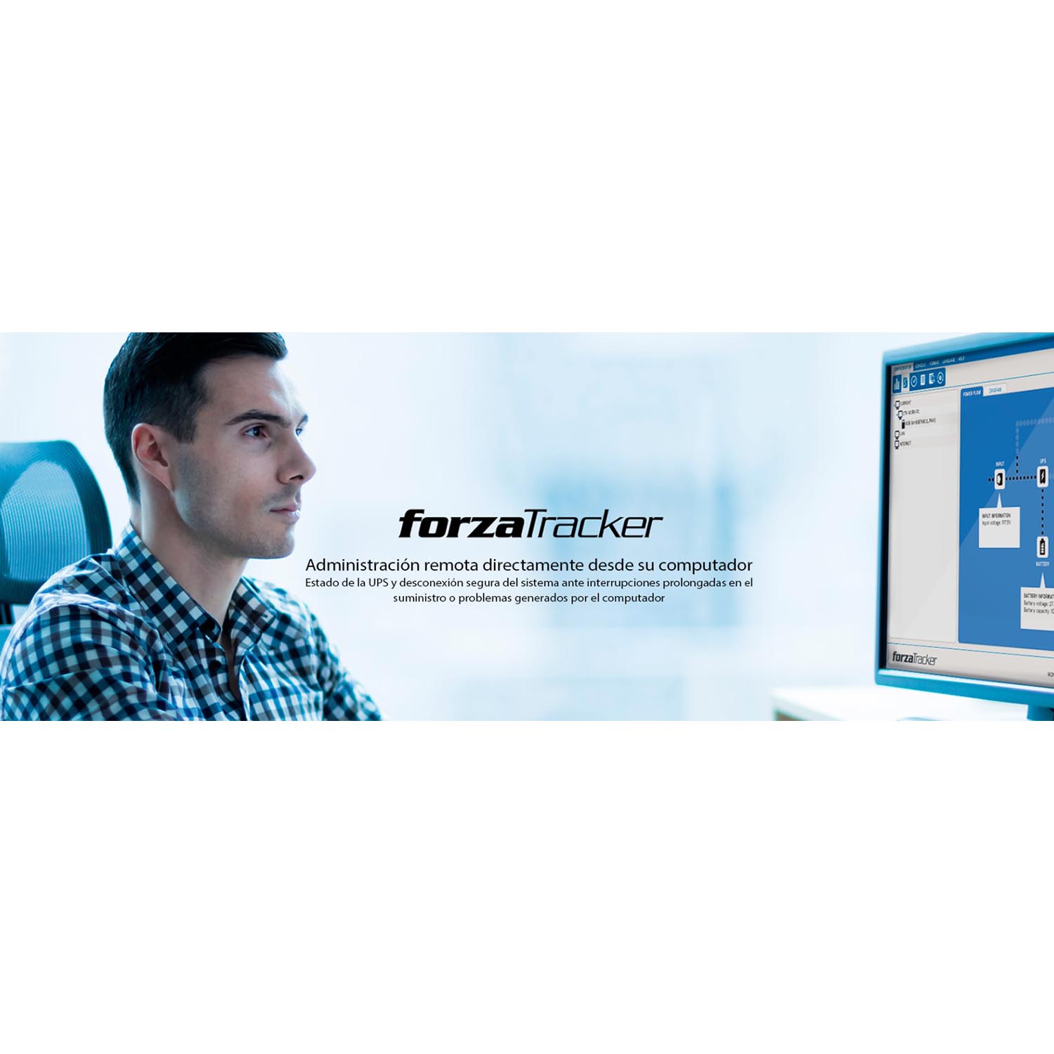 FORZA - UPS INTERACTIVA NT-2402PRO 2400VA/1200W 220V 10 SALIDAS - 4