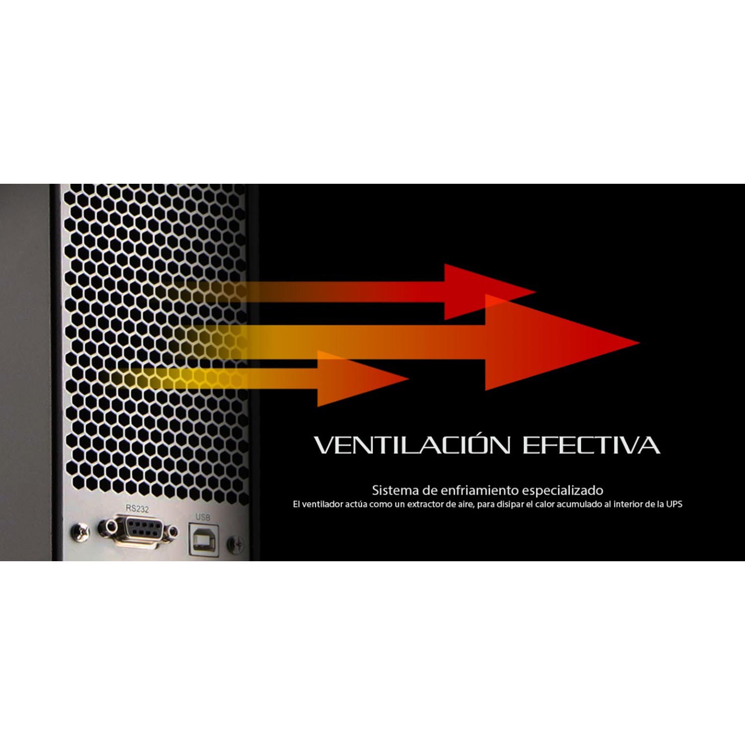 FORZA - UPS EN LÍNEA FDC-1502R 1500VA/1350W 4 SALIDAS DOBLE CONVERSIÓN - 5