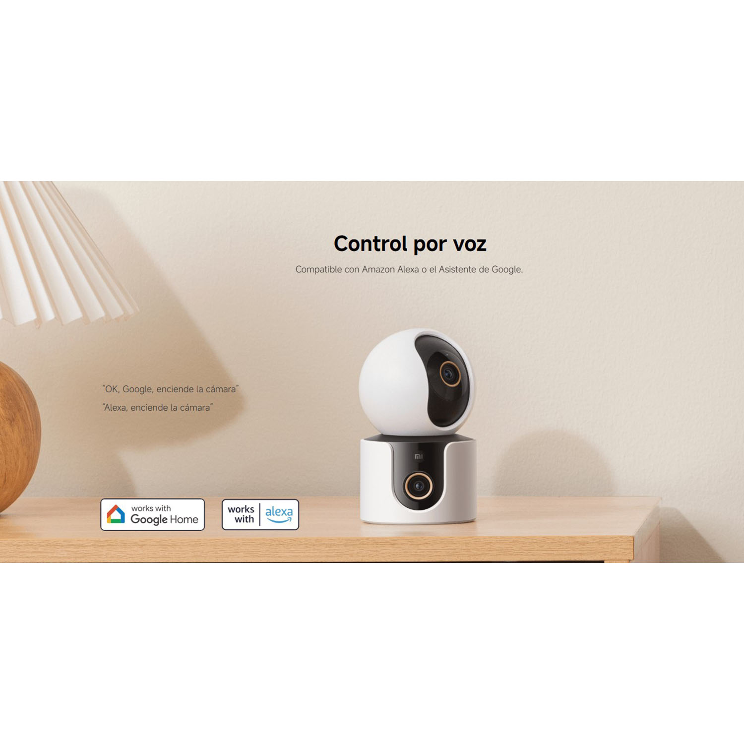 CÁMARA SEGURIDAD XIAOMI C300 DUAL 3MP 2 LENTES DETECCIÓN IA PERSONAS AUDIO BIDIRECCIONAL - 5