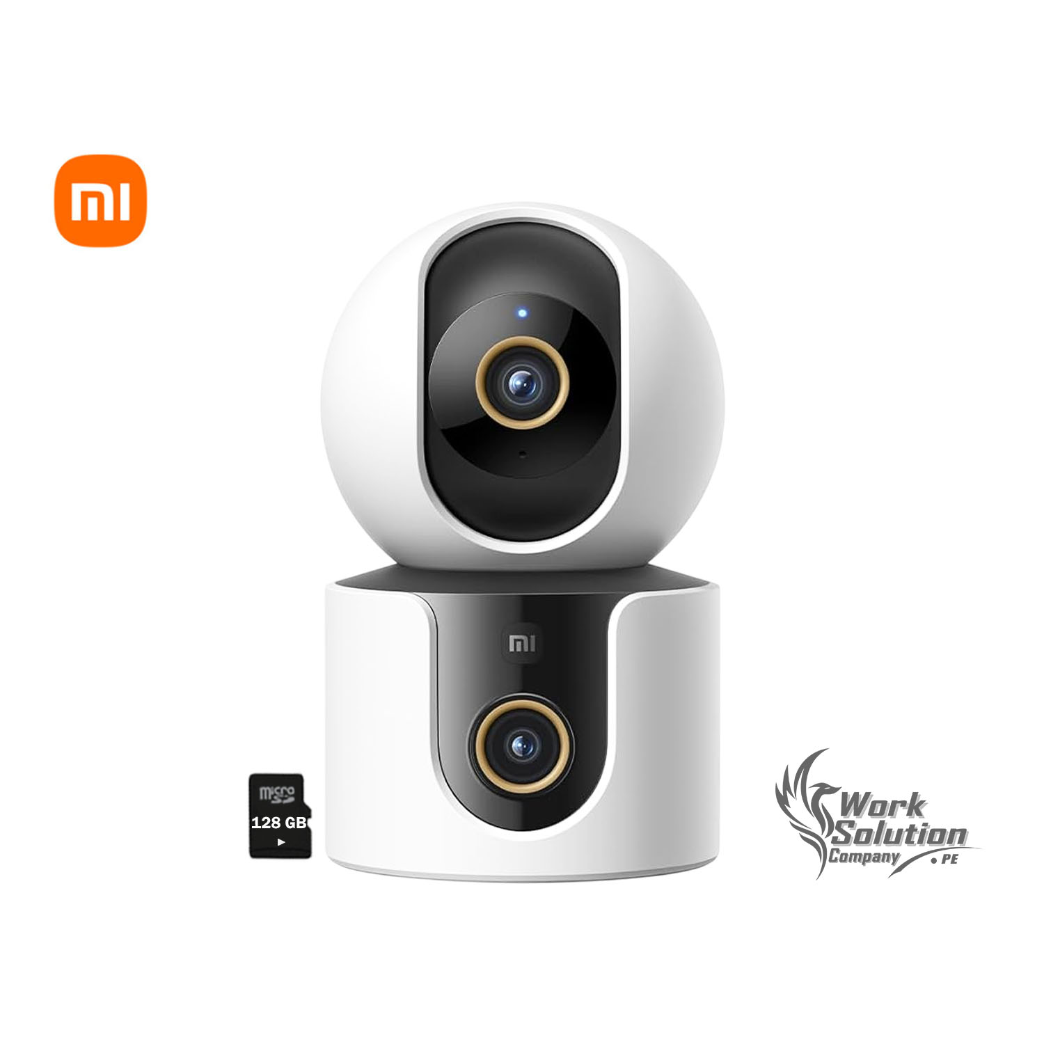 CÁMARA SEGURIDAD XIAOMI C500 DUAL 4MP 2 LENTES DETECCIÓN LLANTO BEBÉ AUDIO DOBLE VÍA 128GB - 1