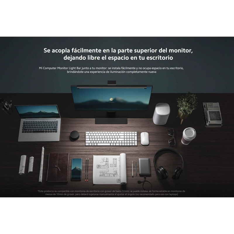 BARRA DE LUZ MONITOR XIAOMI LIGHT BAR LUZ CLARA RA95 CONTROL BASE MAGNÉTICA - 2