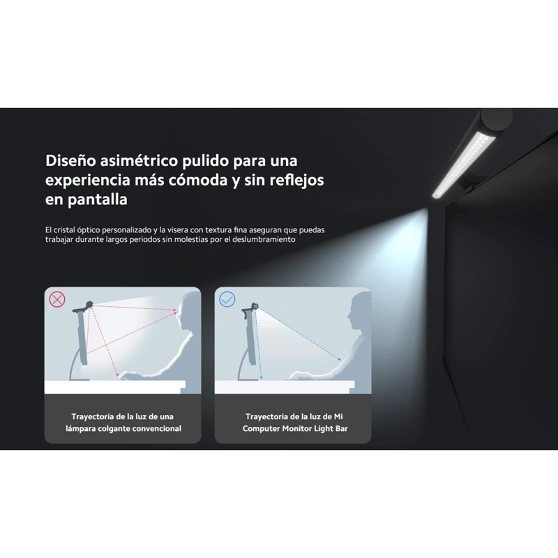 BARRA DE LUZ MONITOR XIAOMI LIGHT BAR LUZ CLARA RA95 CONTROL BASE MAGNÉTICA - 3