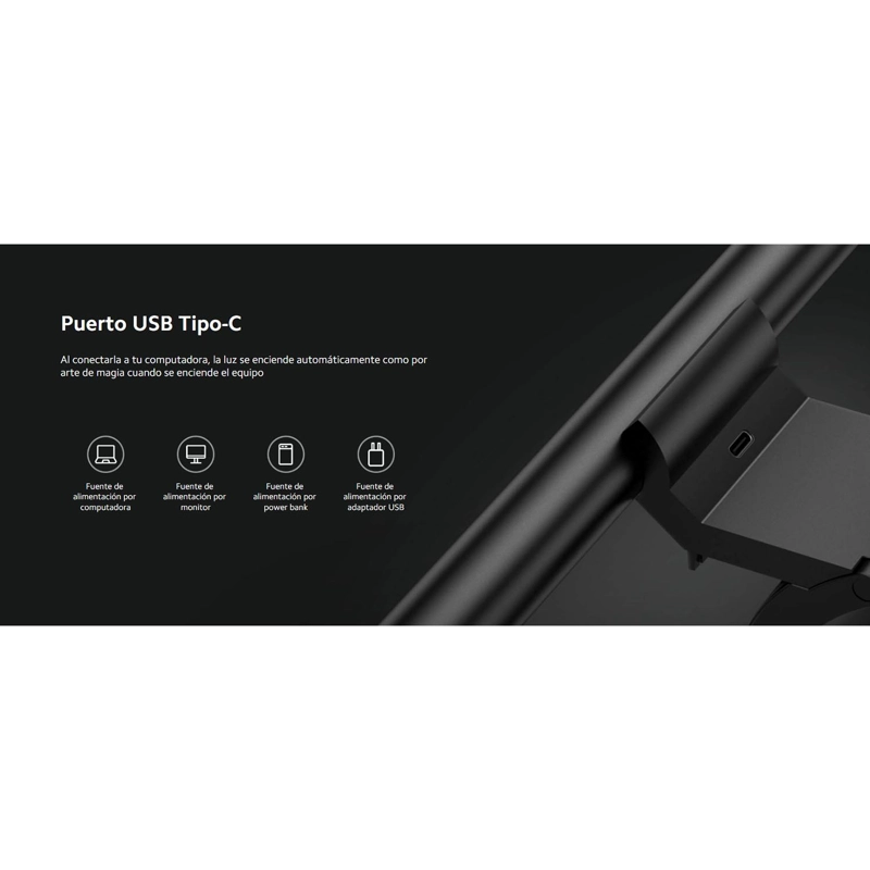 BARRA DE LUZ MONITOR XIAOMI LIGHT BAR LUZ CLARA RA95 CONTROL BASE MAGNÉTICA - 5