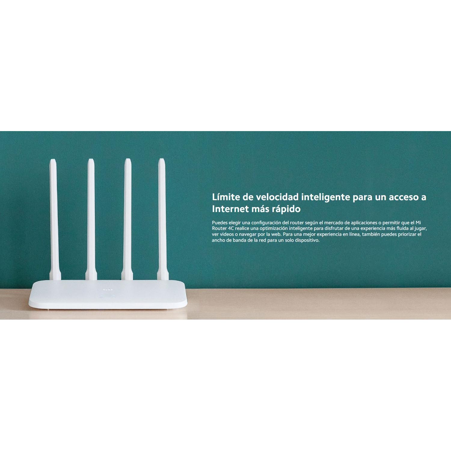 ROUTER XIAOMI MI 4C N300 100MBPS 2,4 GHZ 4 ANTENAS OMNIDIRECCIONALES - 5