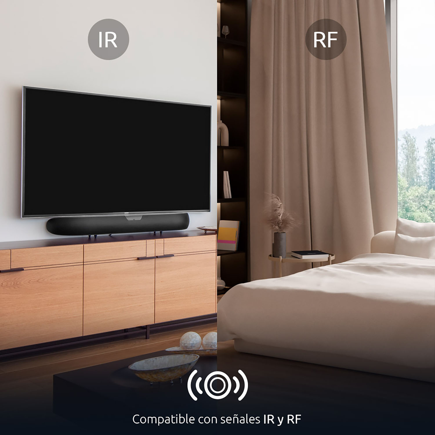 CONTROL UNIVERSAL INTELIGENTE NEXXT NHA-I610 COMPATIBLE IR+RF CONTROL VOZ - 3