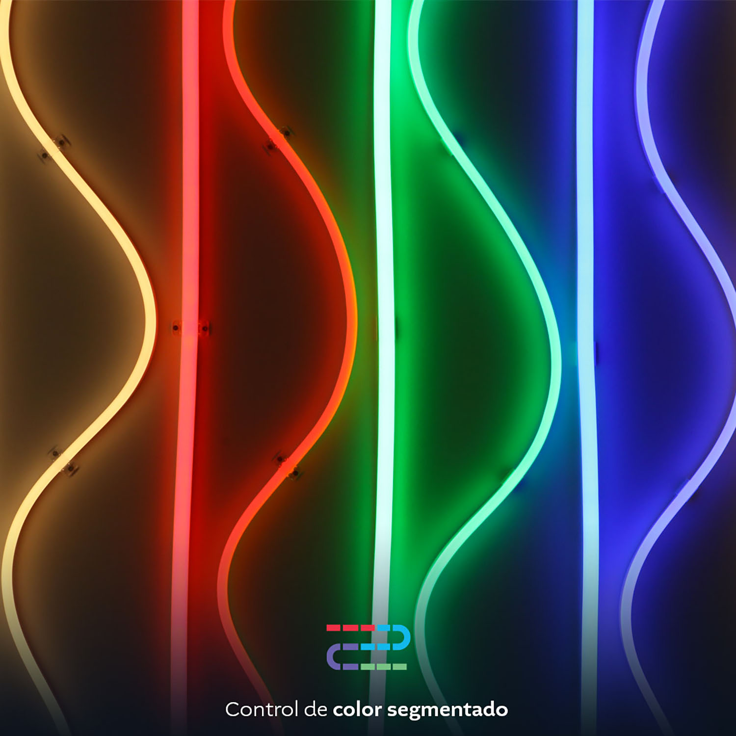 CINTA LUZ NEÓN LED NEXXT NHB-S616 SMART RGBIC BRILLO REGULABLE CONTROL DE COLOR IP65 - 3
