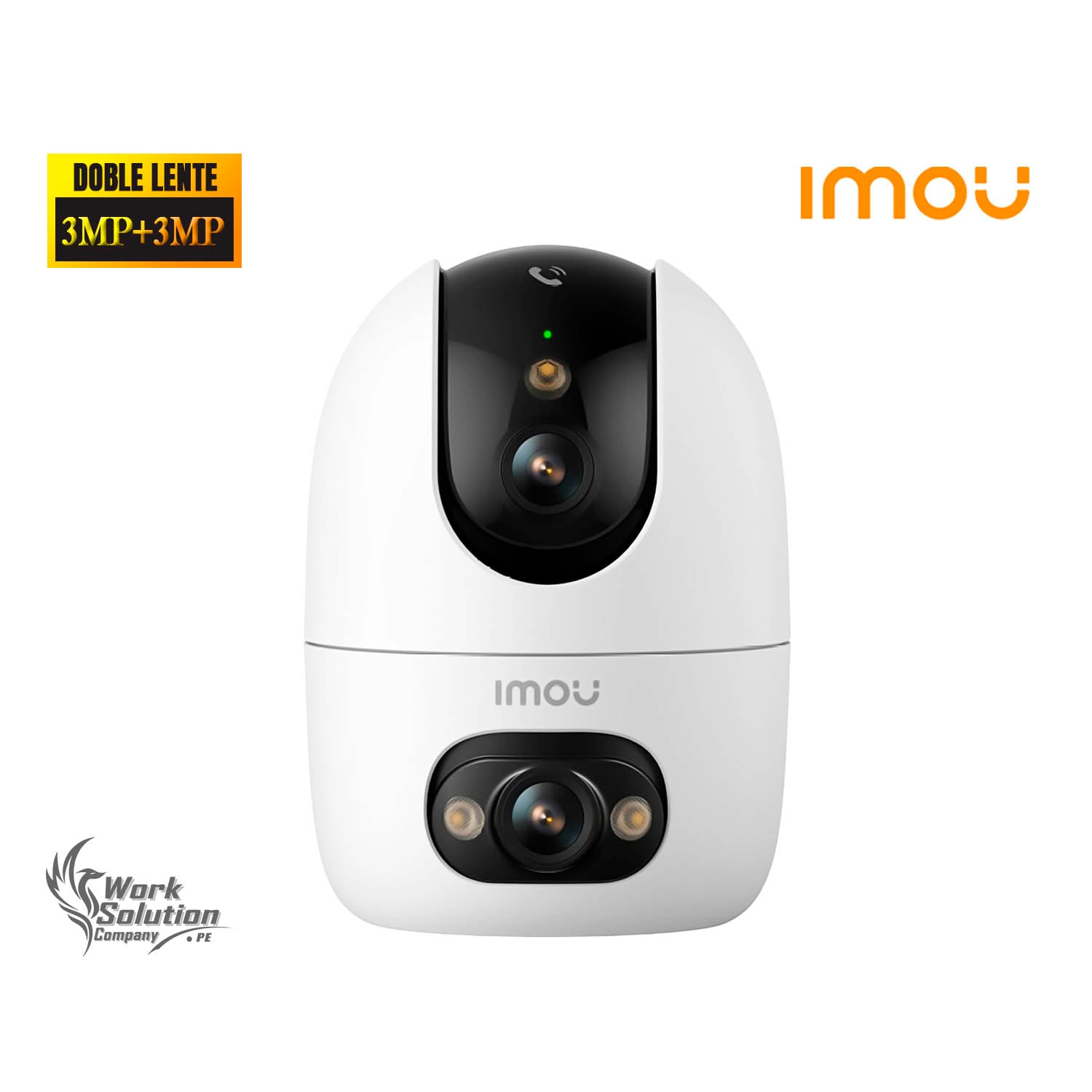 CÁMARA SEGURIDAD IMOU RANGER 2 DUAL 6MP 3MP + 3MP CAPACIDAD 512GB DOBLE LENTE DETECCIÓN IA BOTÓN LLAMADA - 1
