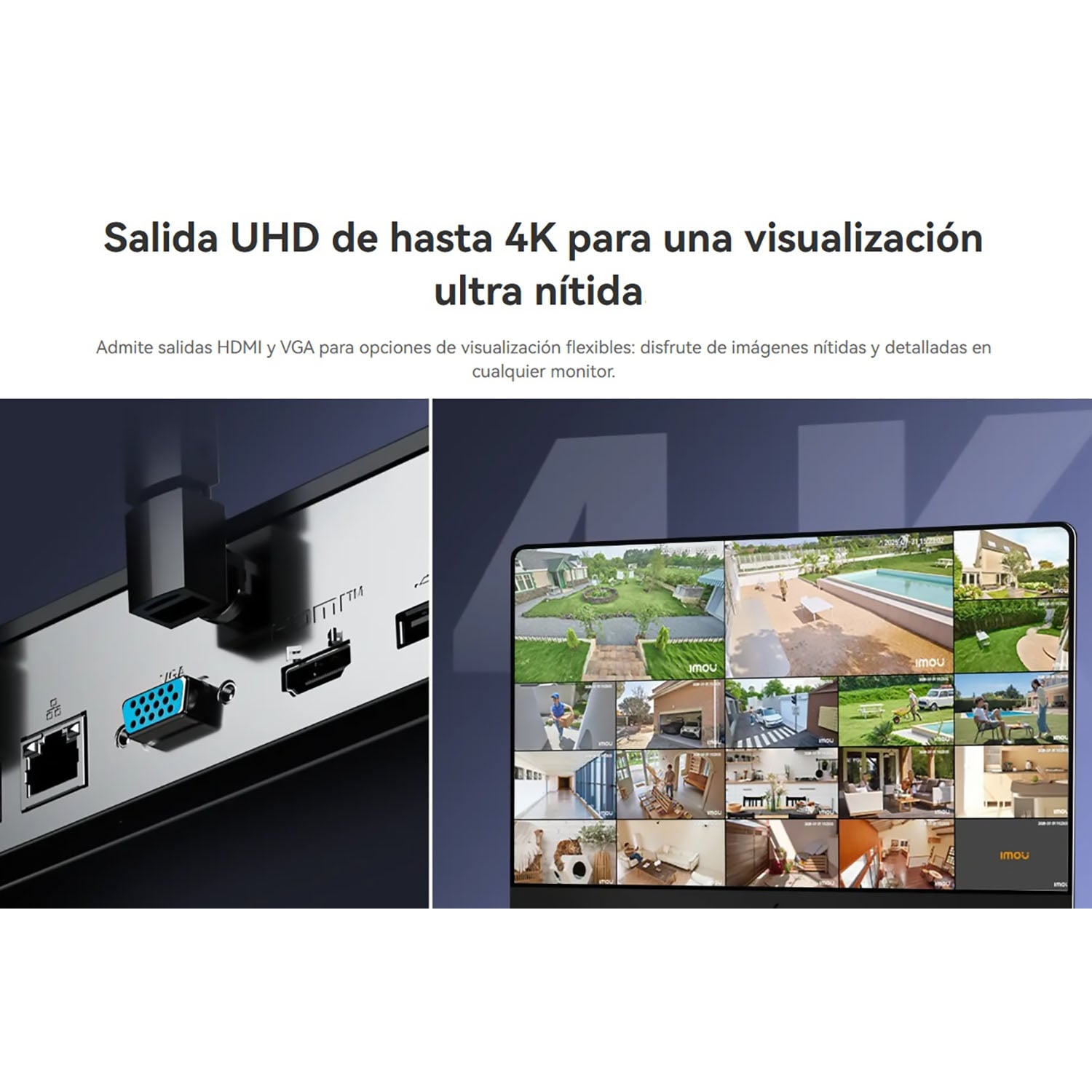 GRABADOR NVR IMOU N118W 18 CANALES WIFI CONVERSACIÓN BIDIRECCIONAL 4K HDMI COMPATIBILIDAD ONVIF 2TB - 5