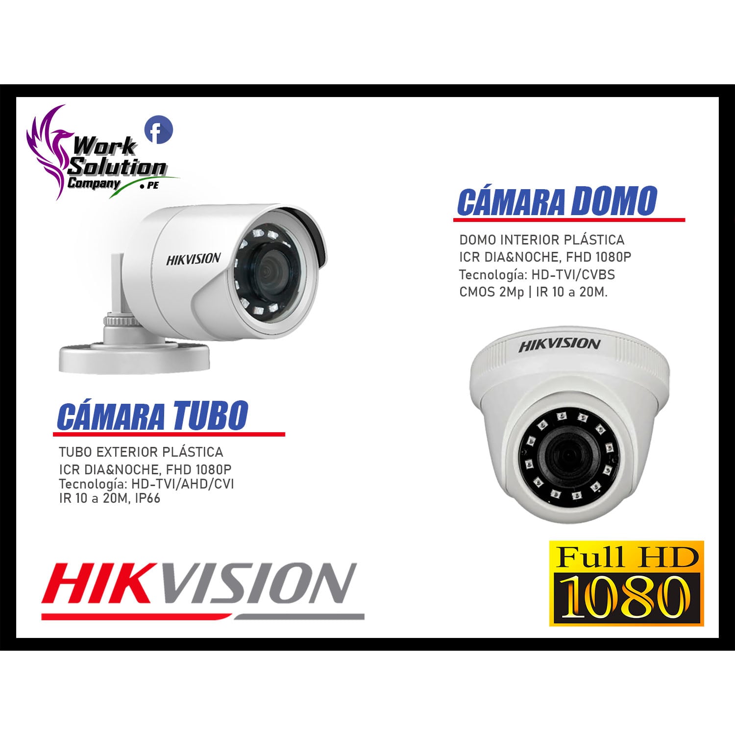 CÁMARA SEGURIDAD HIKVISION KIT 4 FULL HD 1080P HDMI 3M DISCO 1TB WD - 4
