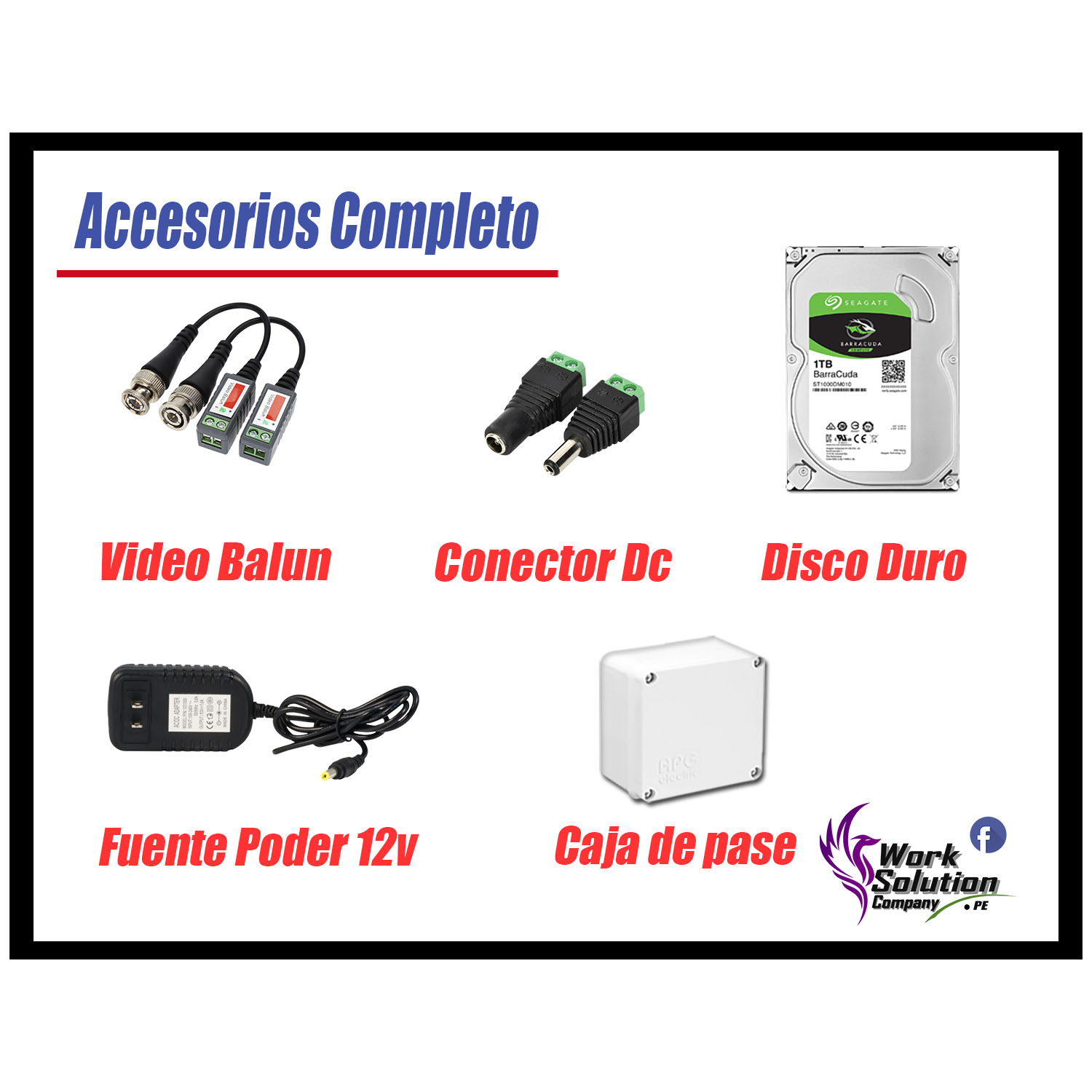 CÁMARA SEGURIDAD HIKVISION KIT 4 FULL HD AUDIO INCORPORADO DISCO 1TB HDMI 3M - 5