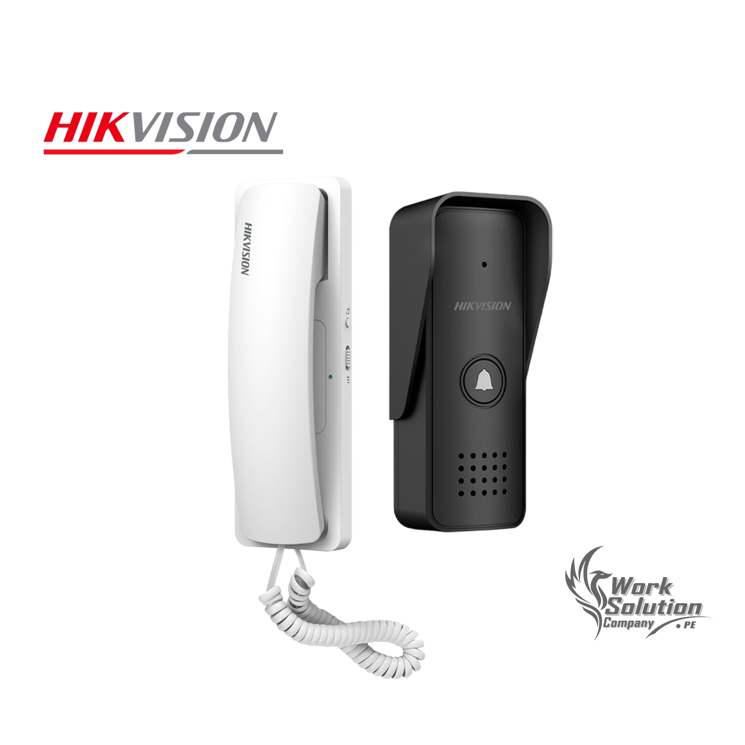 KIT INTERCOMUNICADOR ANALÓGICO HIKVISION DS-KIS103 AUDIO BIDIRECCIONAL - 1