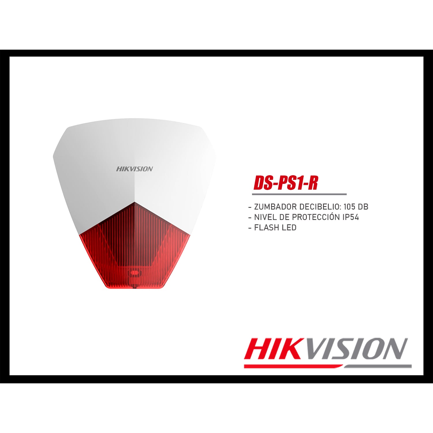 KIT ALARMA HIKVISION AX HIBRIDO DS-PHA64-KIT 64 ZONAS PANEL SENSOR PIR CONTACTO TECLADO SIRENA - 5