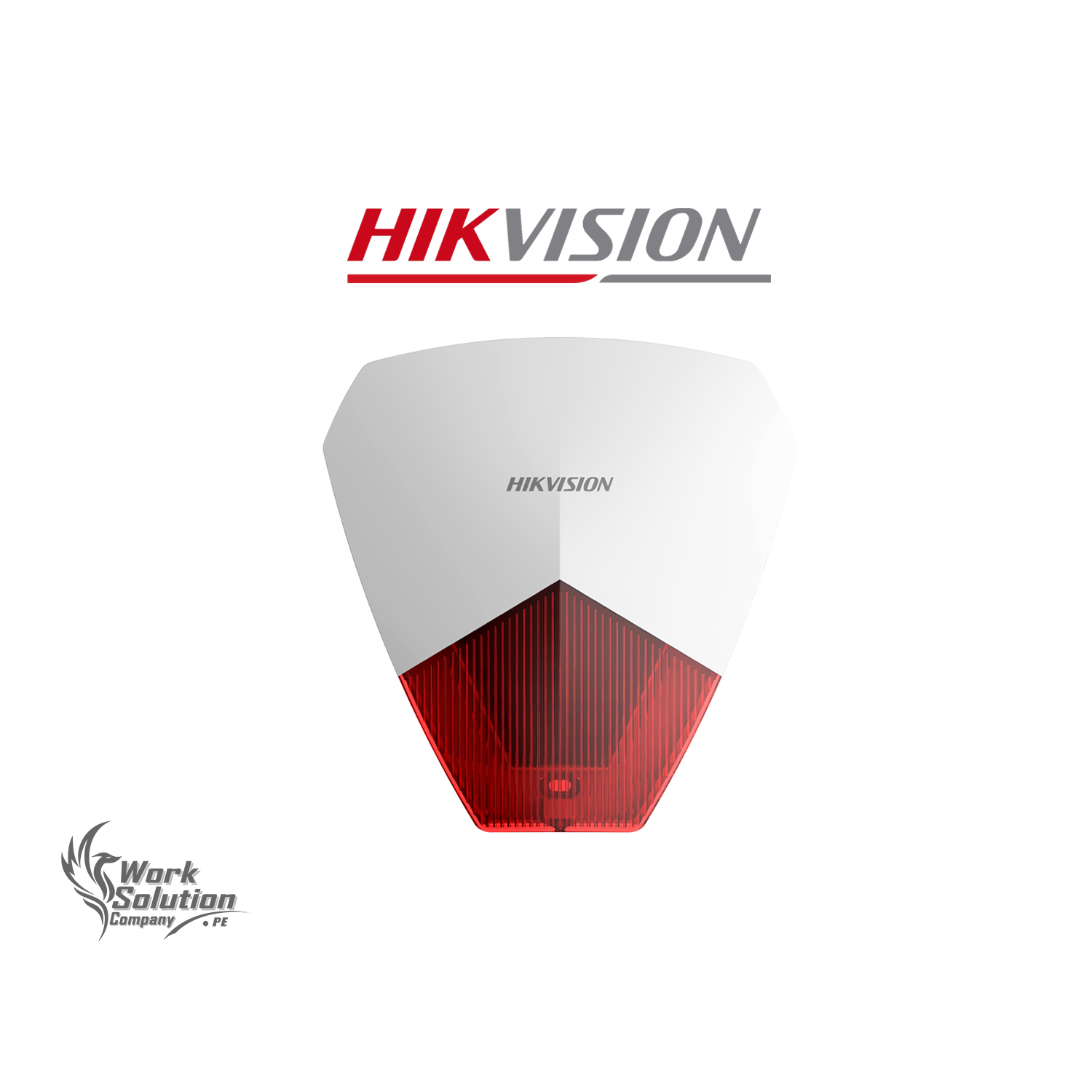 SIRENA HIKVISION DS-PS1-R CABLEADO 105DB SONIDO FLASH LED IP54 - 1