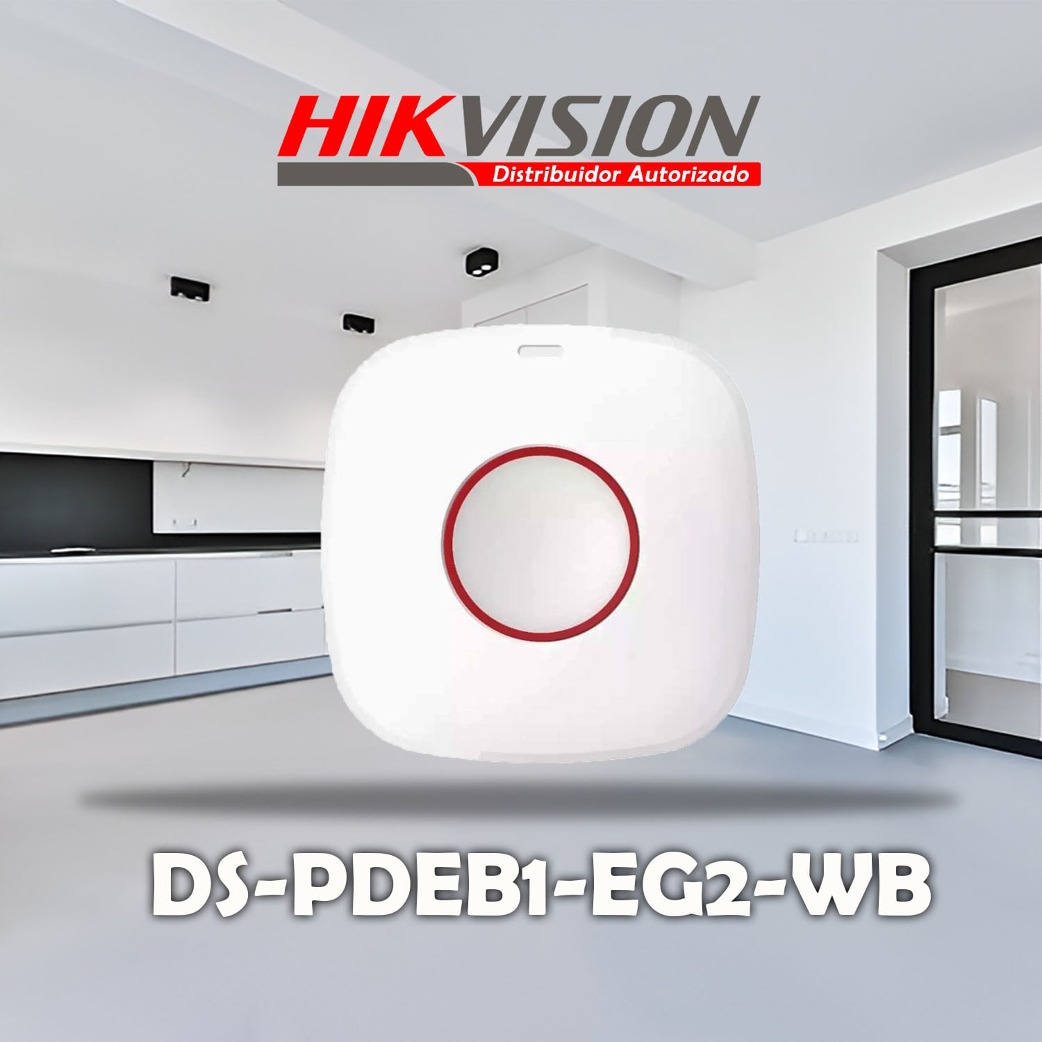 BOTÓN DE EMERGENCIA HIKVISION DS-PDEB1-EG2-WB ALCANCE 800M IP66 - 2