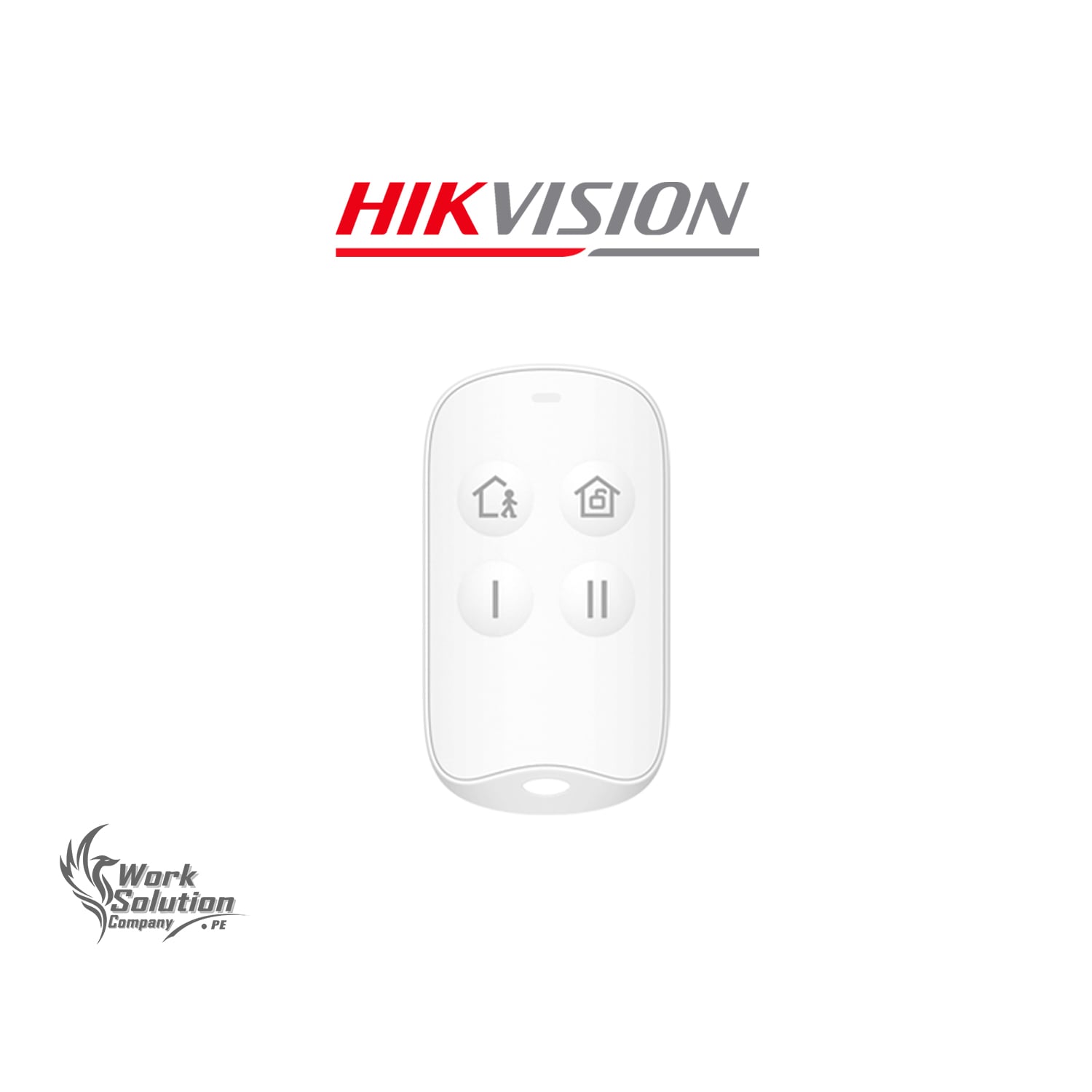 CONTROL INALÁMBRICO HIKVISION DS-PKF201-WB BOTÓN ARMADO Y DESARMADO SISTEMA - 1
