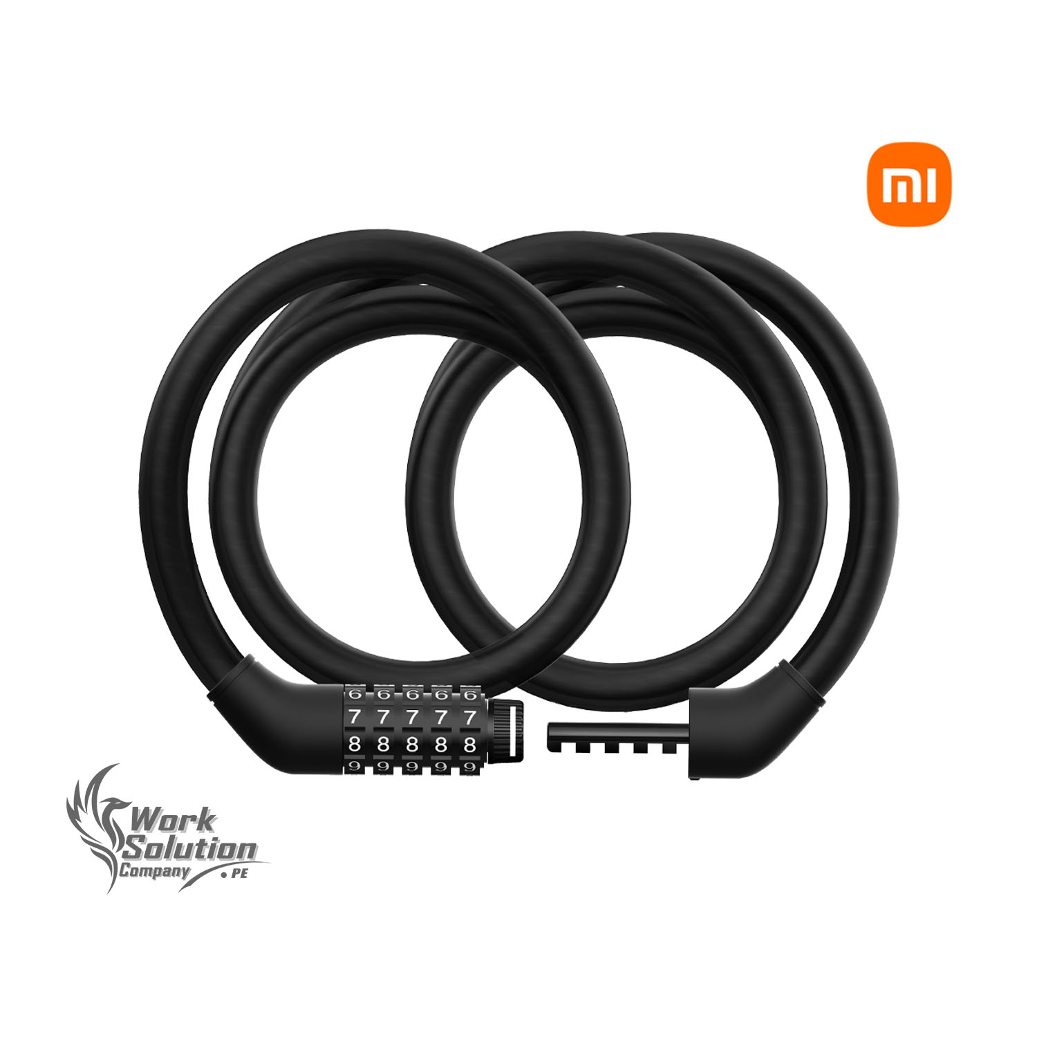 CABLE CANDADO XIAOMI CABLE LOCK CÓDIGO 5 DÍGITOS ACERO CONTRA IMPACTOS - 1