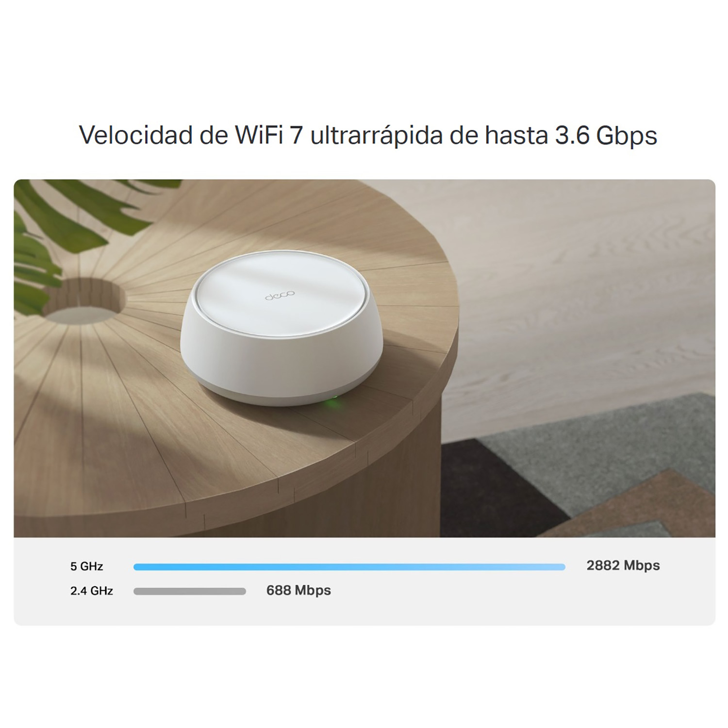 SISTEMA MESH TP-LINK DECO BE22 (2-PACK) WIFI 7 DOBLE BANDA BE3600 - 3
