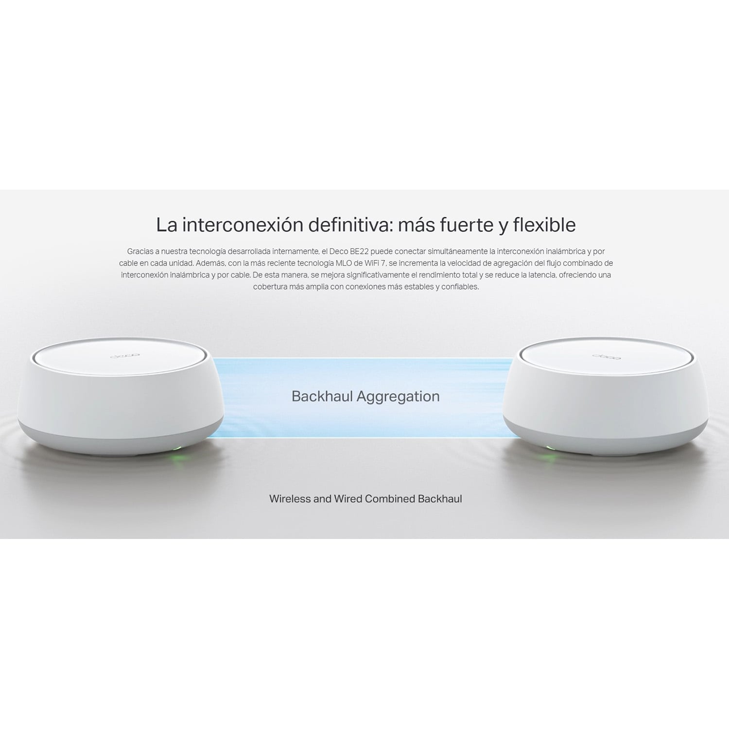 SISTEMA MESH TP-LINK DECO BE22 (2-PACK) WIFI 7 DOBLE BANDA BE3600 - 4