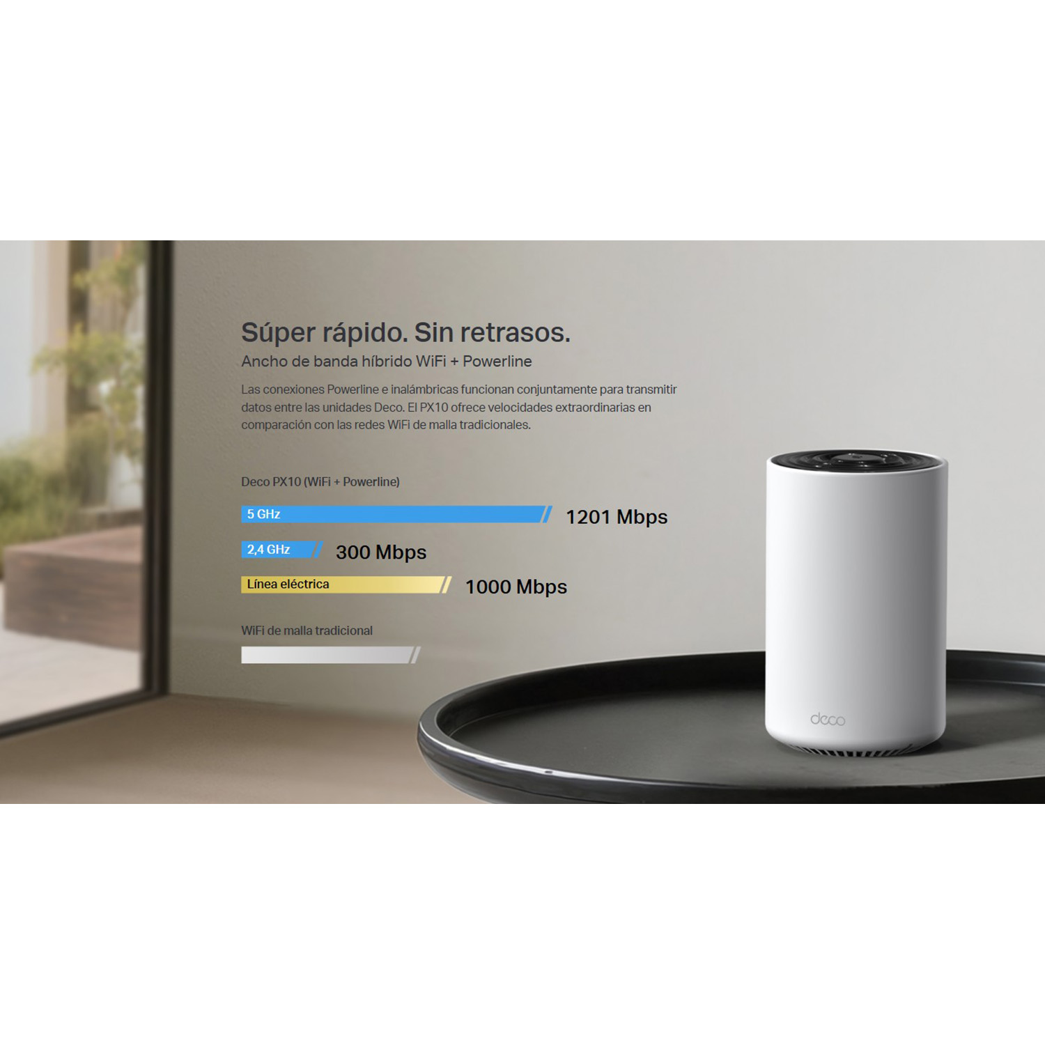 SISTEMA MESH TP-LINK DECO PX10 (3-PACK) WIFI 6 DOBLE BANDA AX1500 - 4