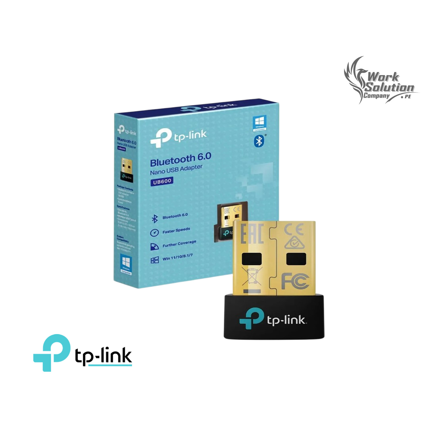 ADAPTADOR BLUETOOTH USB TP-LINK UB600 USB Bluetooth 6.0 - 1