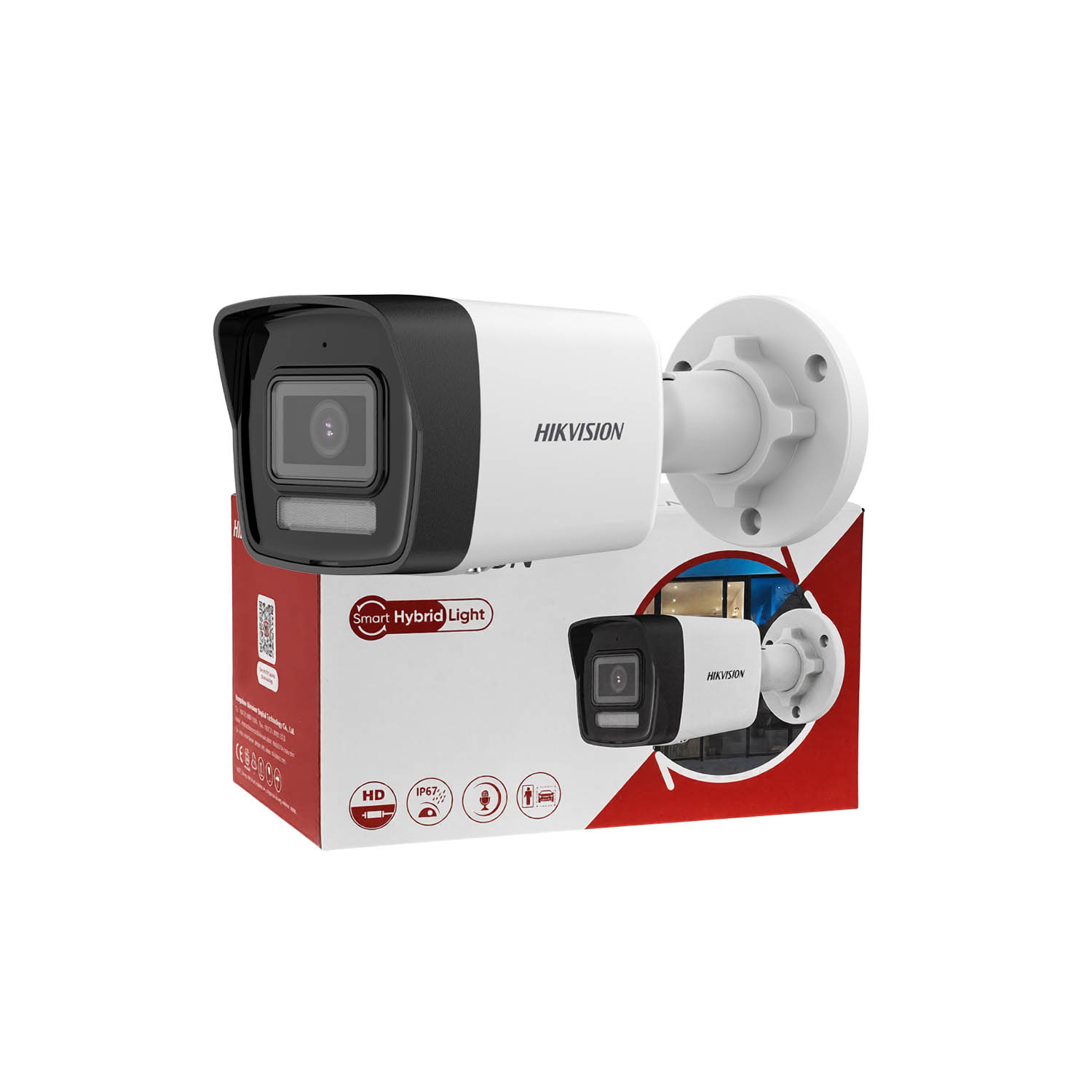 CÁMARA SEGURIDAD IP HIKVISION DS-2CD1043G2-LIU 4MP TUBO AUDIO DETECCIÓN PERSONAS LUZ HÍBRIDA - 3