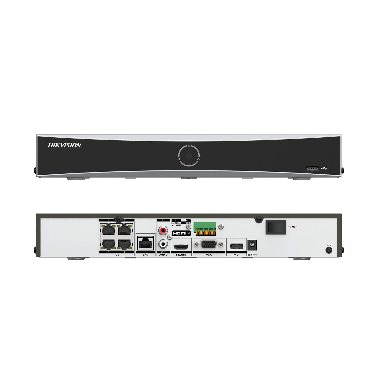GRABADOR NVR IP POE HIKVISION DS-7604NXI-K1/4P 4 CANALES HASTA 12 MP TECNOLOGÍA ACUSENSE - 4